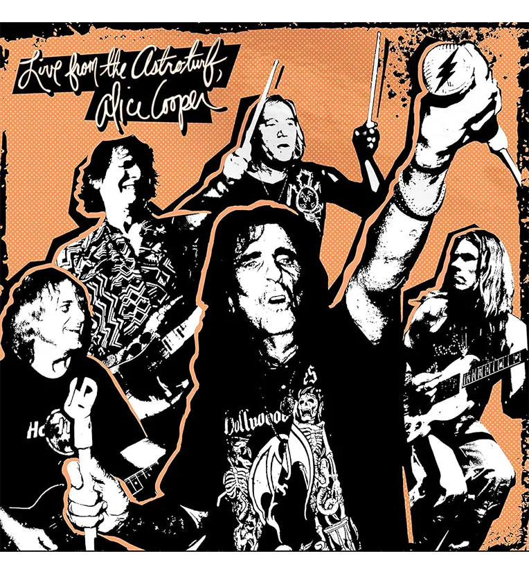 Alice Cooper – Live from the Astroturf (Limited Edition 12-Inch Album on 180g Apricot Vinyl with DVD) - Image 3