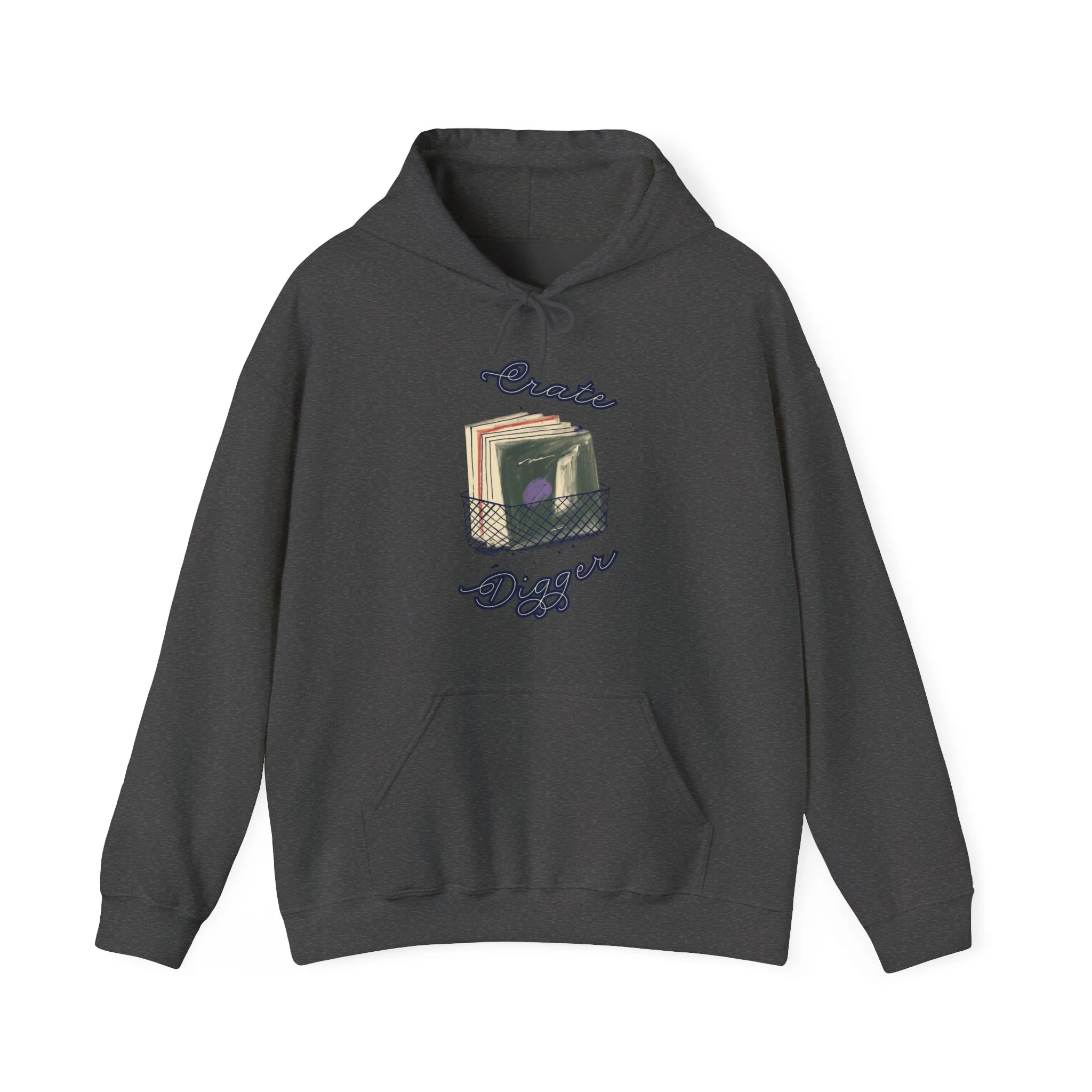 'Crate Digger' Men's Hoodie - Image 9