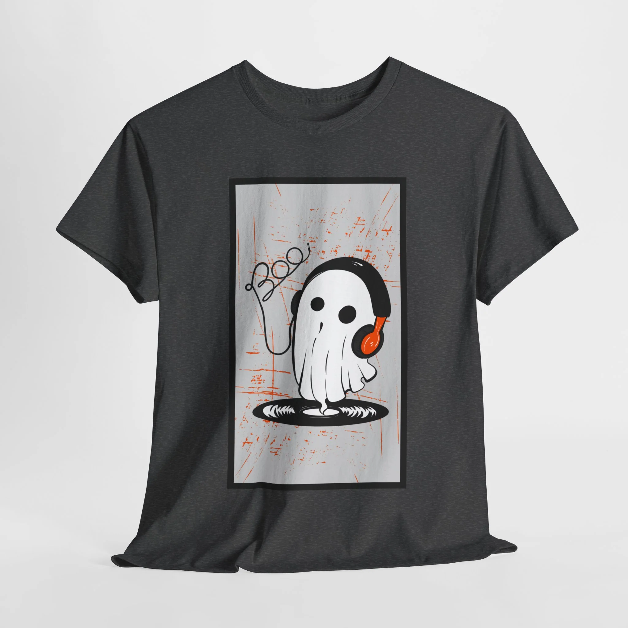 'Vinyl Ghost' Men's T-Shirt - Image 11