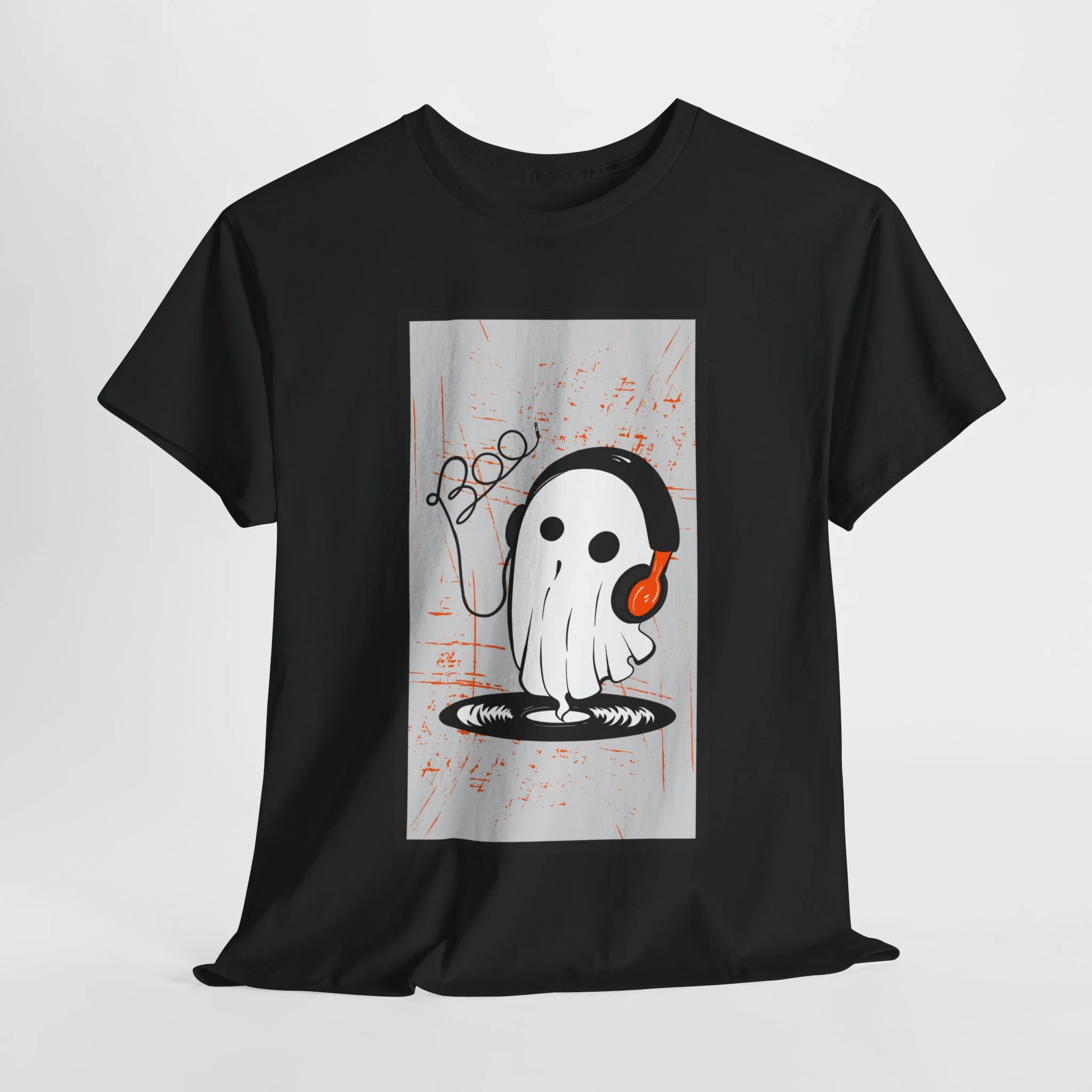 'Vinyl Ghost' Men's T-Shirt - Image 19