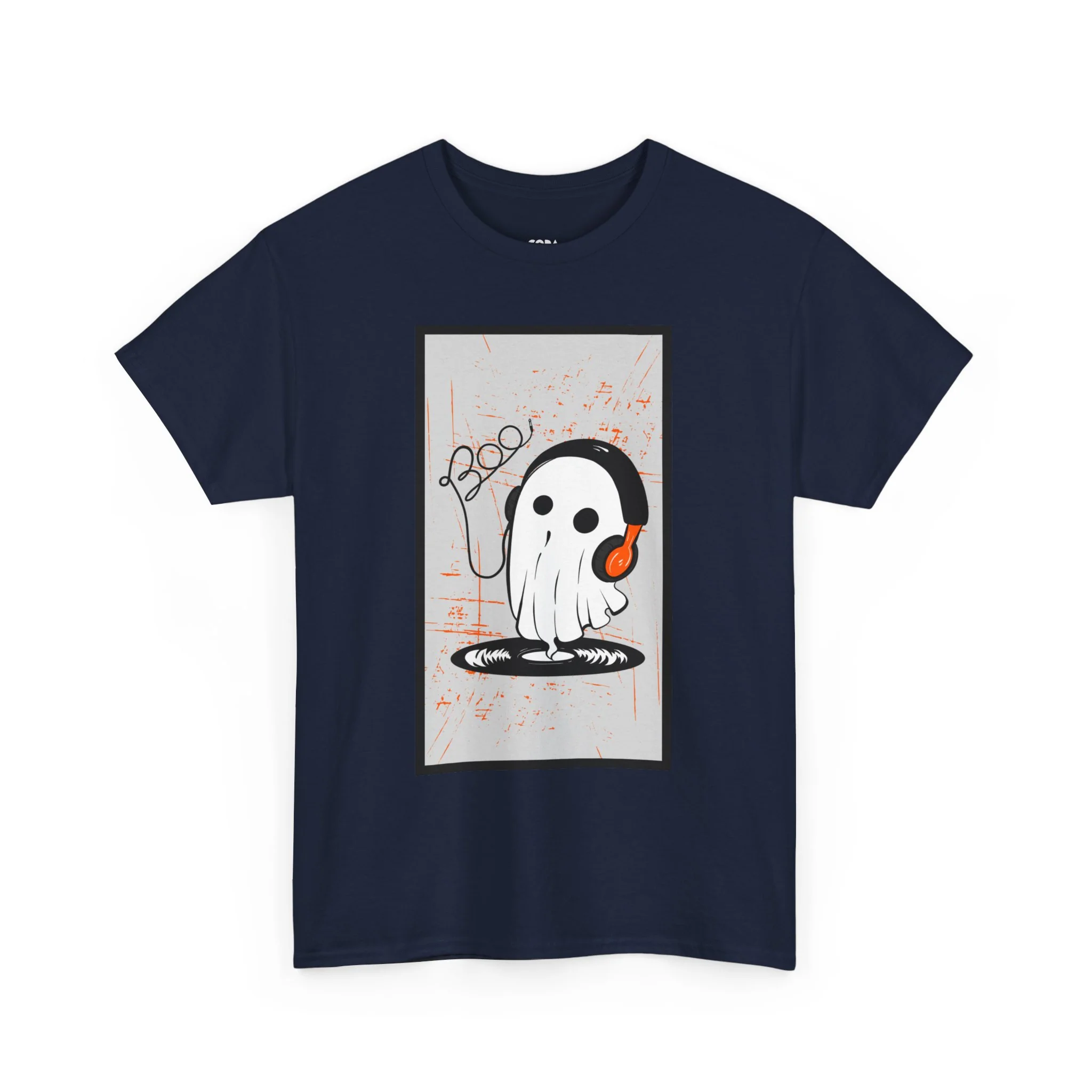 'Vinyl Ghost' Men's T-Shirt - Image 25