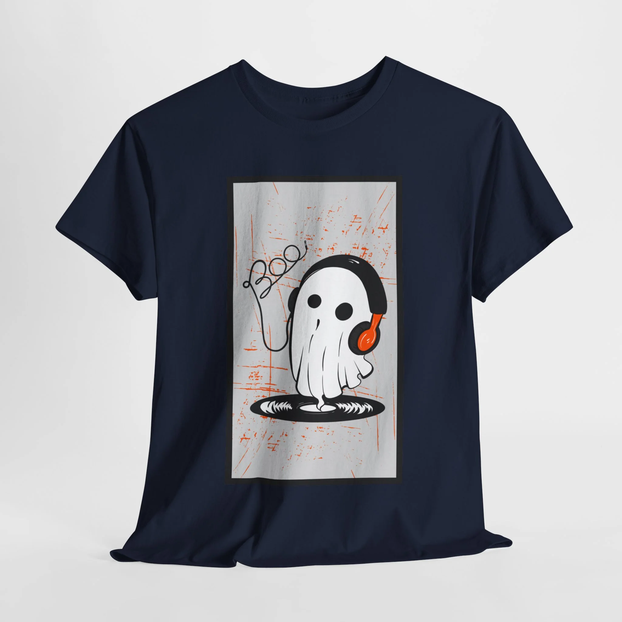 'Vinyl Ghost' Men's T-Shirt - Image 27