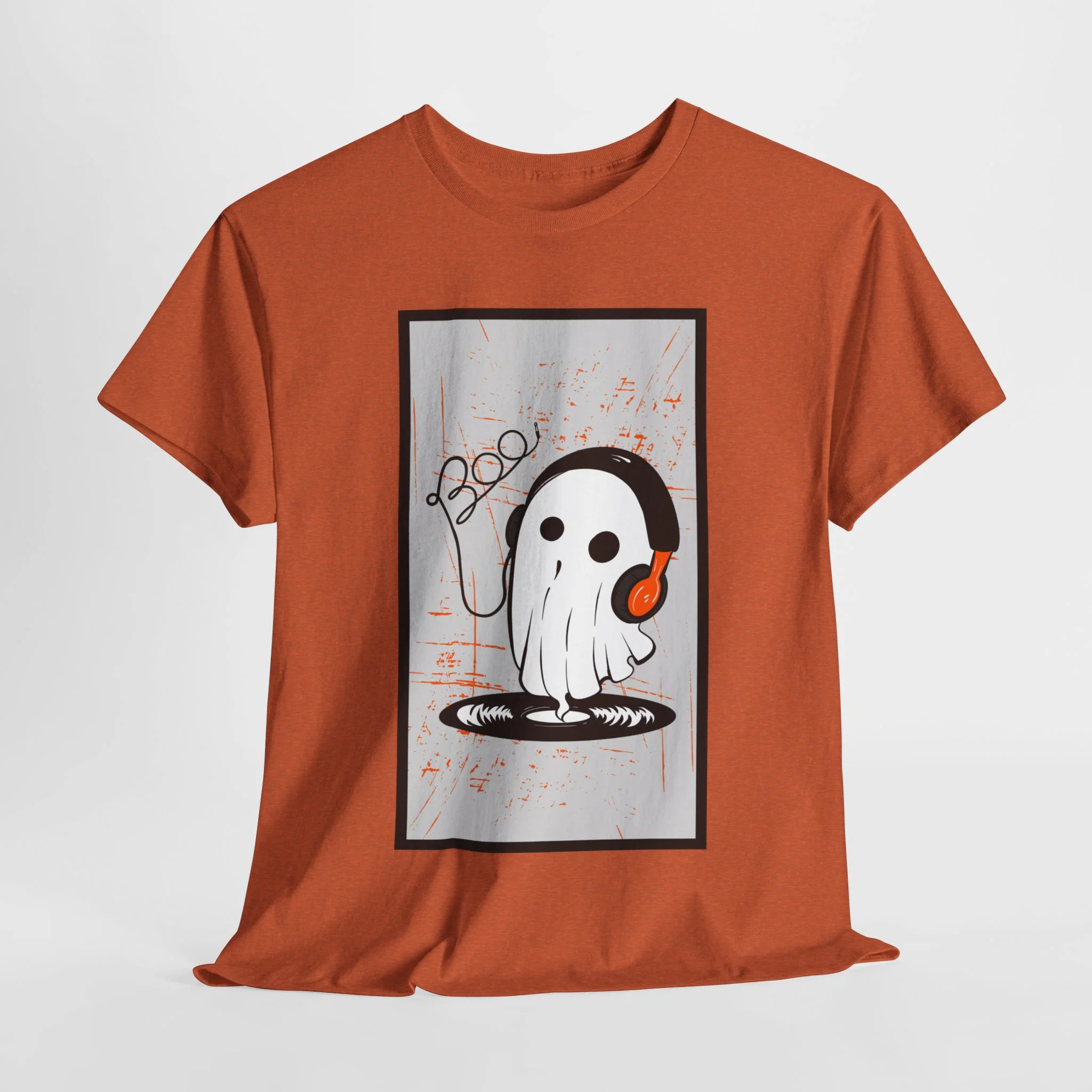 'Vinyl Ghost' Men's T-Shirt - Image 3