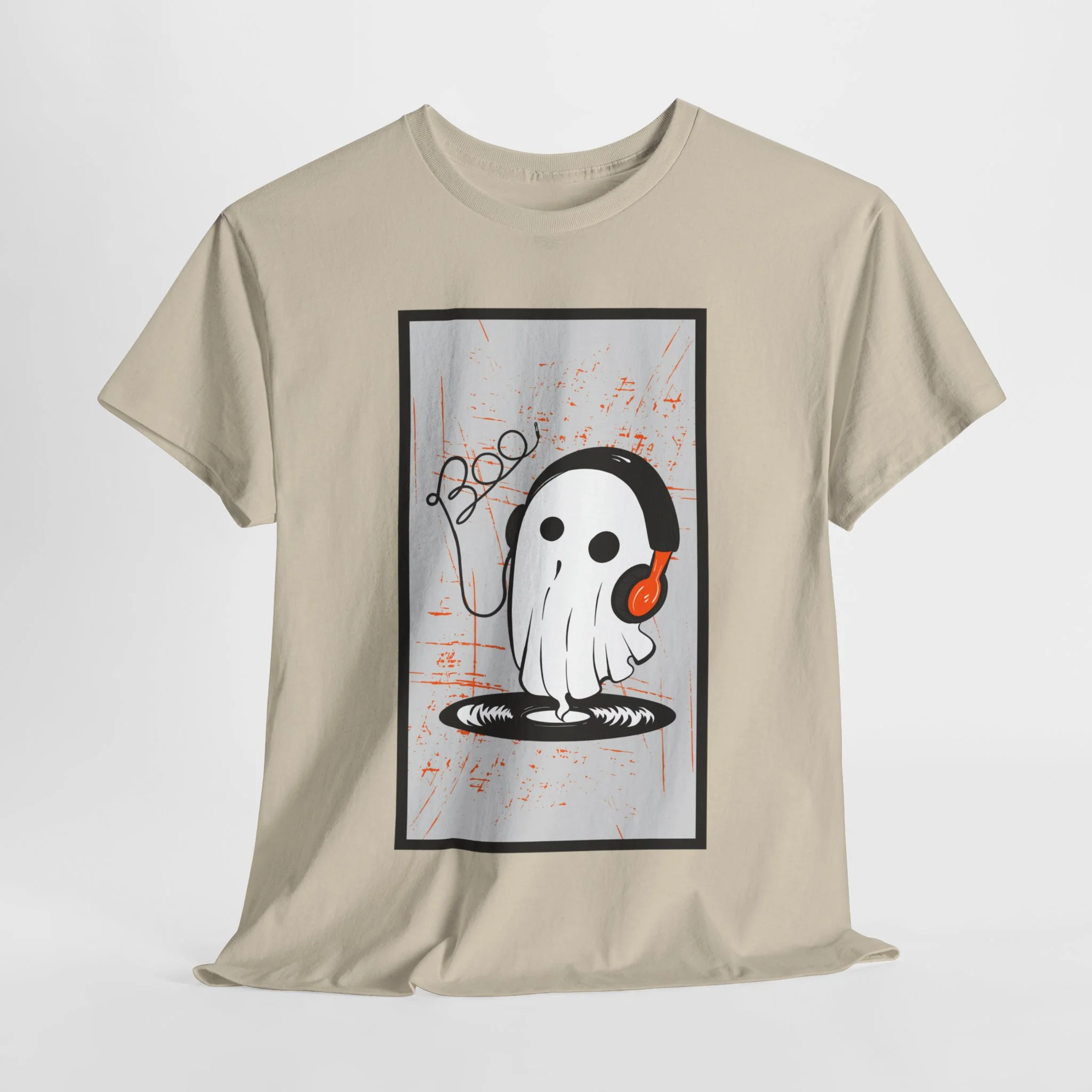 'Vinyl Ghost' Men's T-Shirt - Image 35