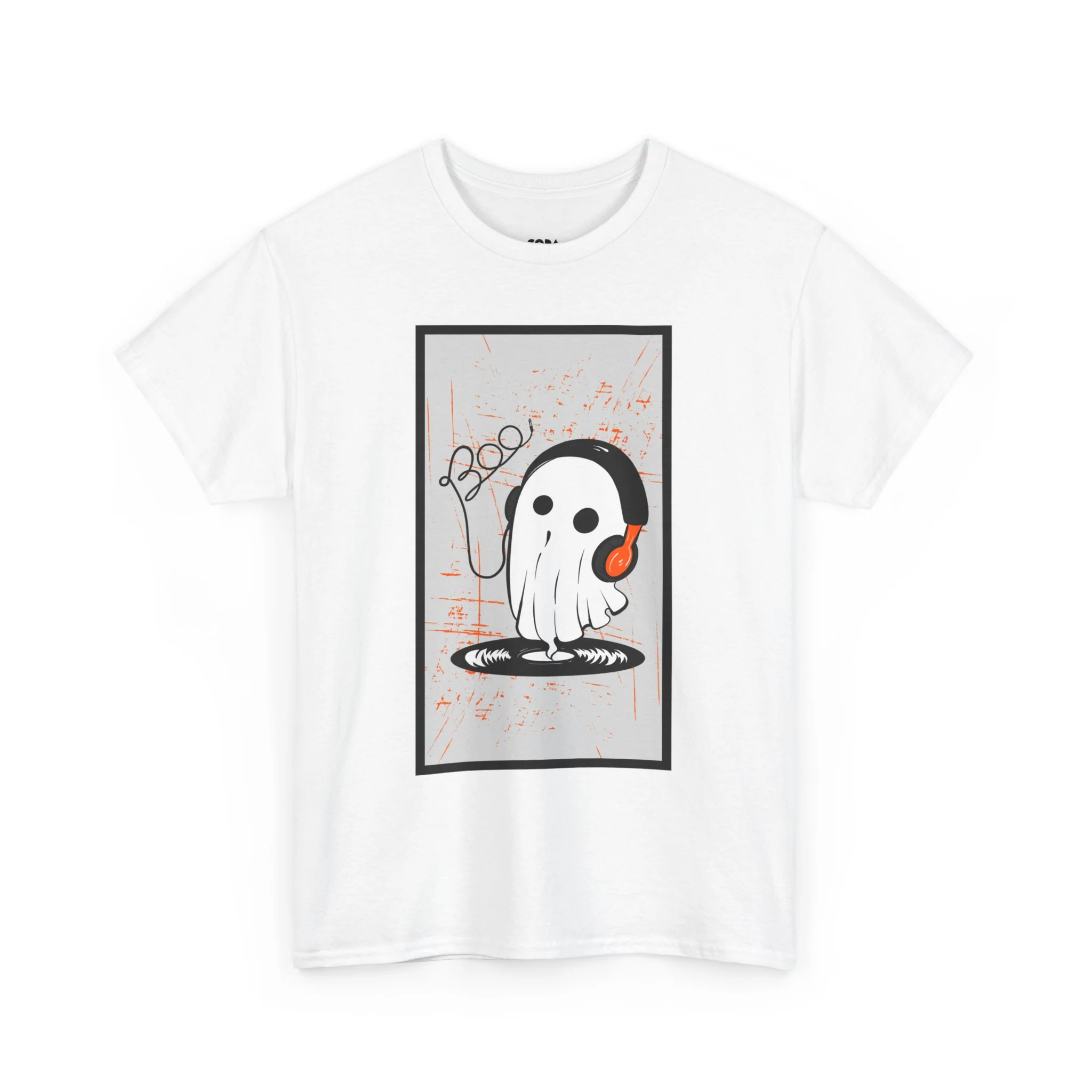 'Vinyl Ghost' Men's T-Shirt - Image 41