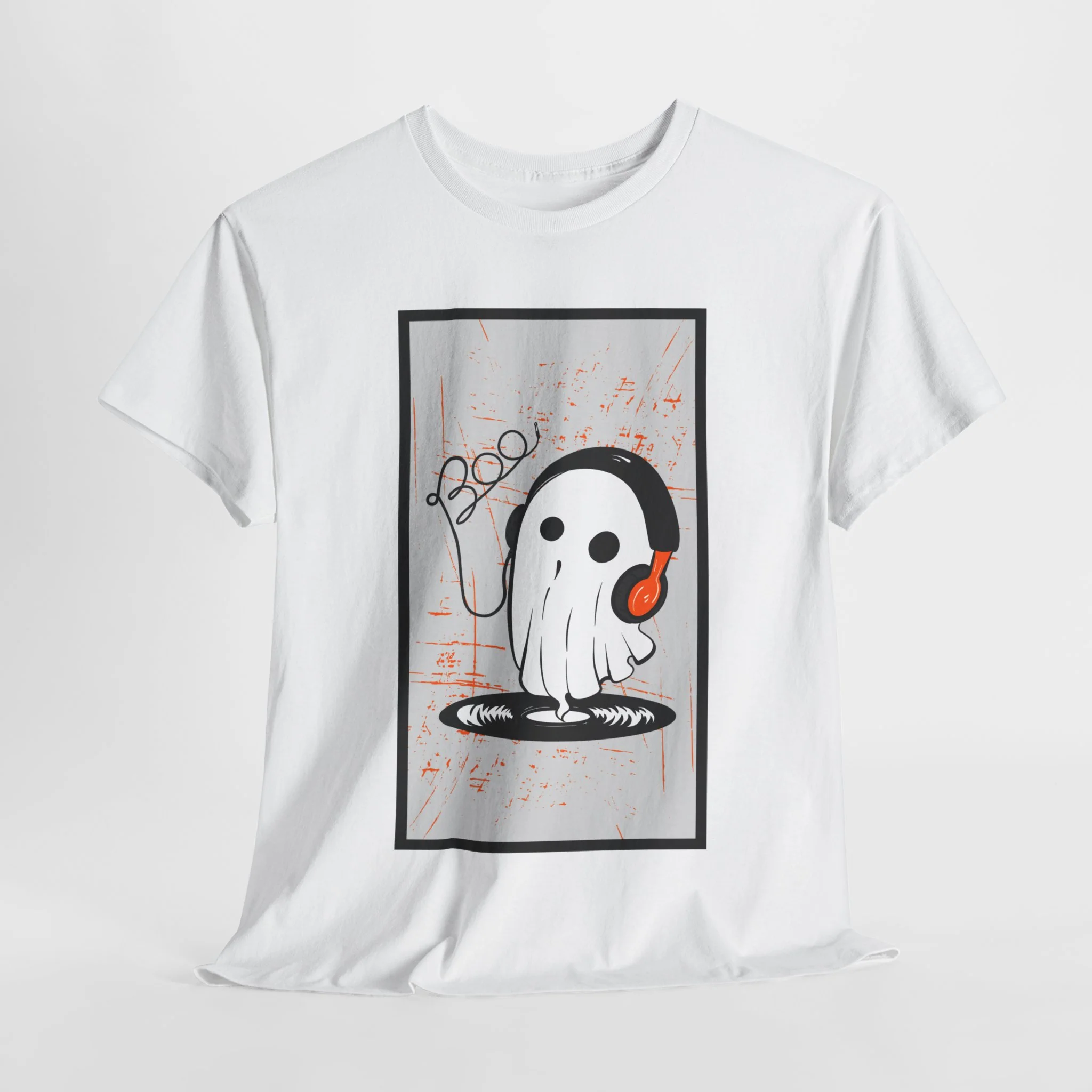 'Vinyl Ghost' Men's T-Shirt - Image 43