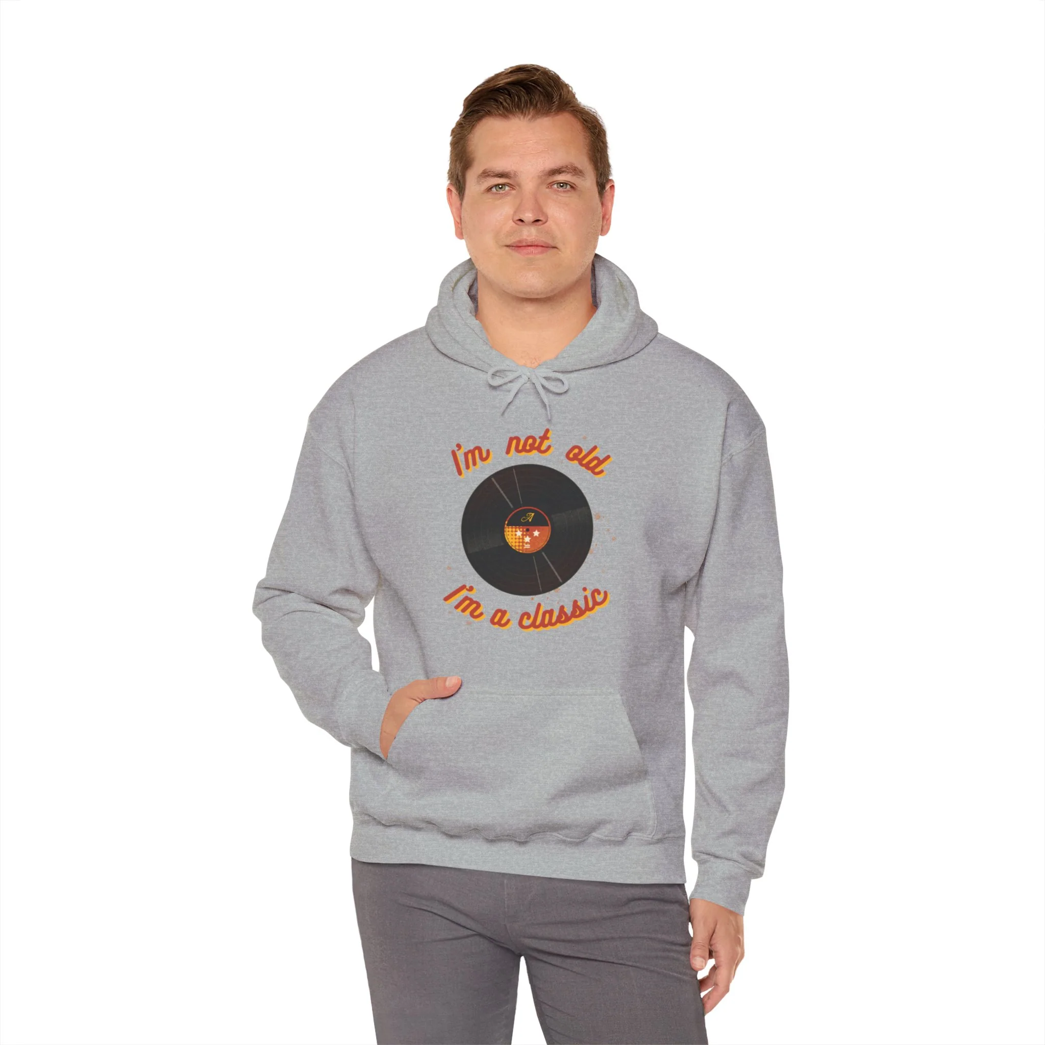 'I'm Not Old, I'm a Classic' Men's Hoodie - Image 30