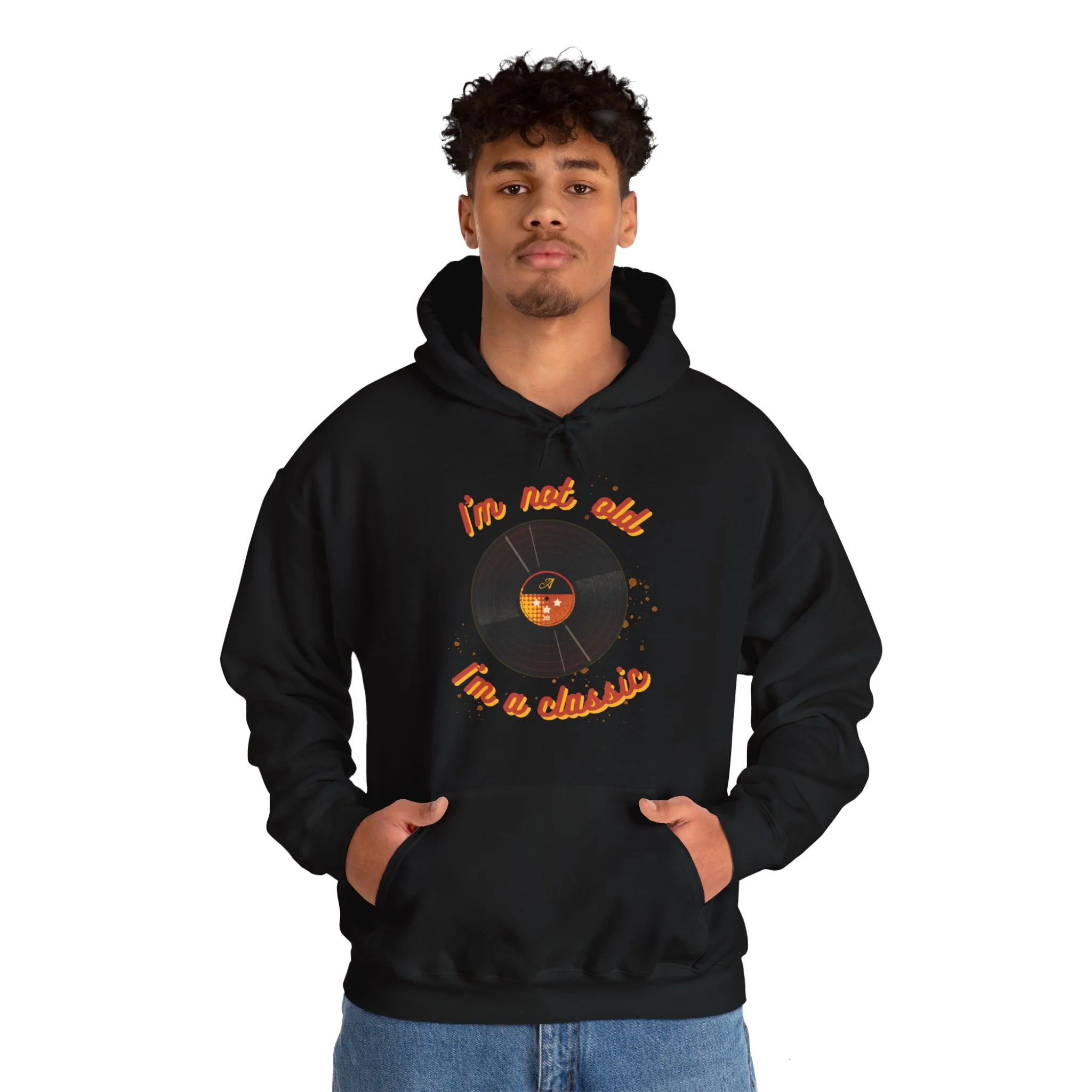 'I'm Not Old, I'm a Classic' Men's Hoodie - Image 38