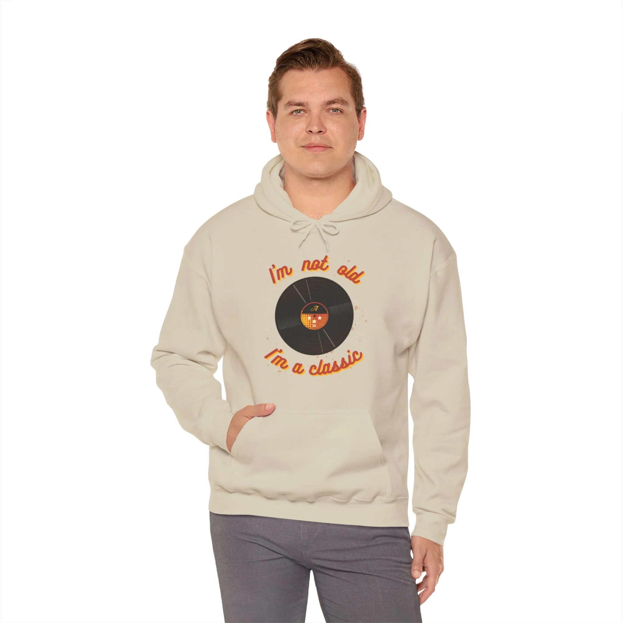 'I'm Not Old, I'm a Classic' Men's Hoodie - Image 7