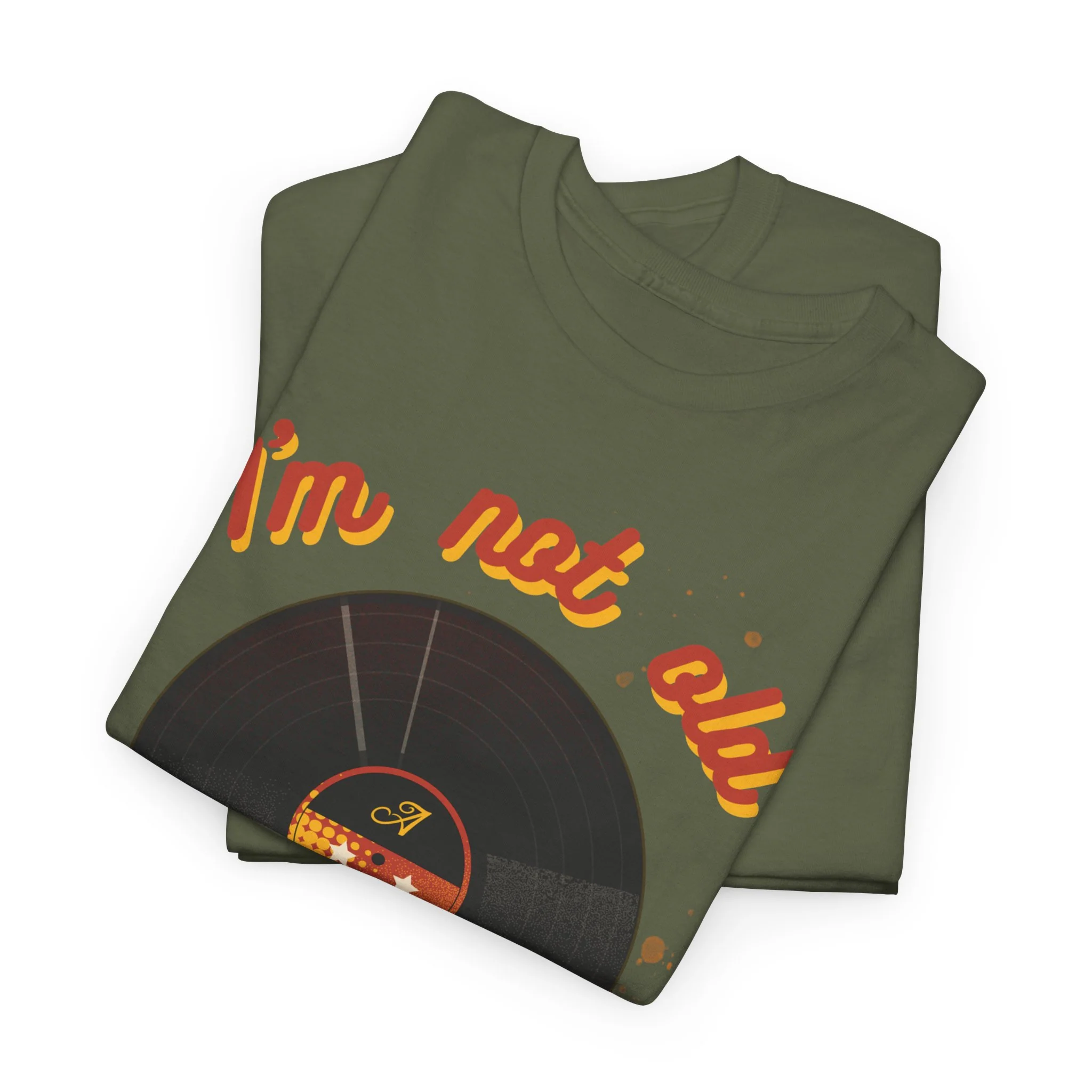 'I'm Not Old, I'm a Classic' Men's Vinyl Record T-Shirt - Image 10