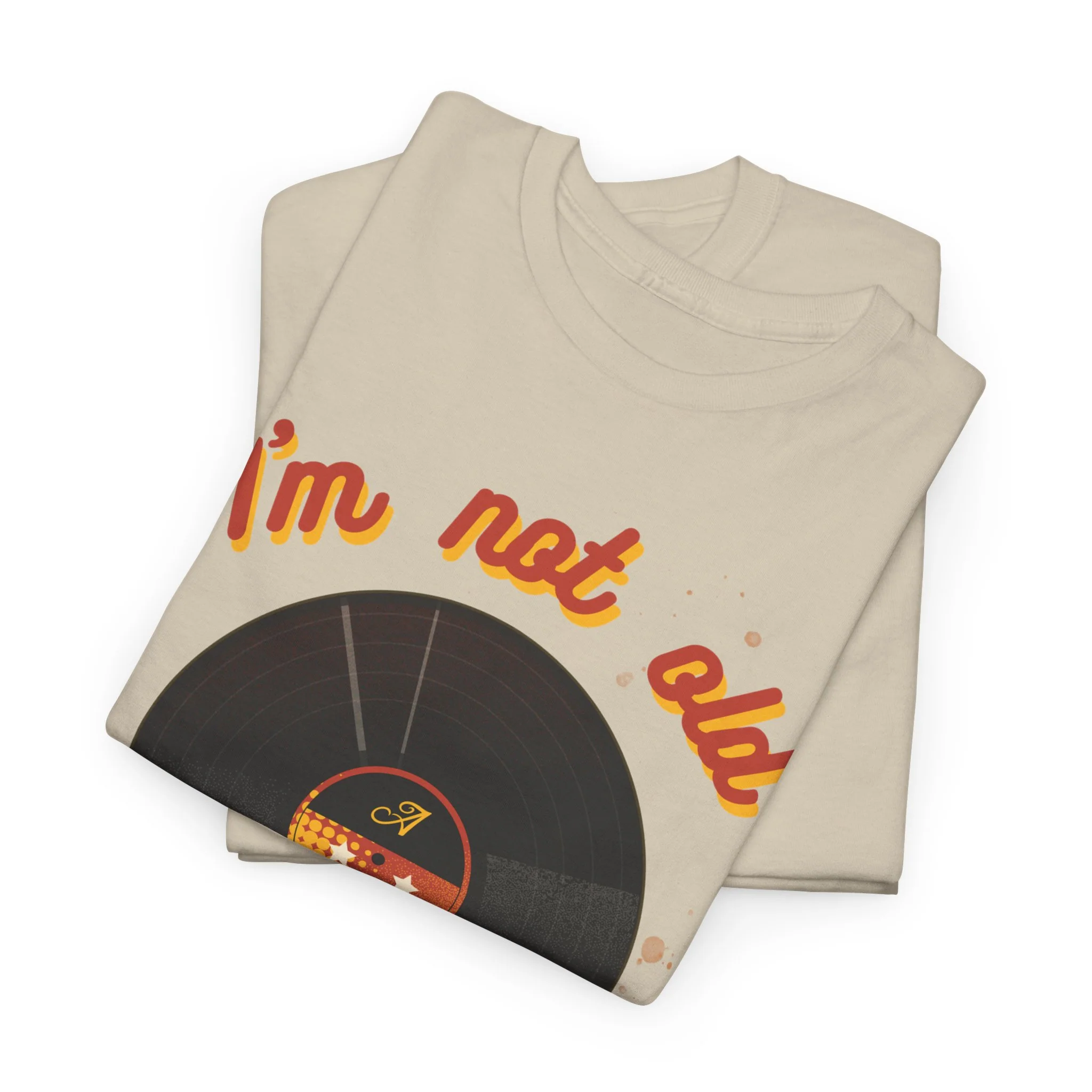 'I'm Not Old, I'm a Classic' Men's Vinyl Record T-Shirt - Image 3