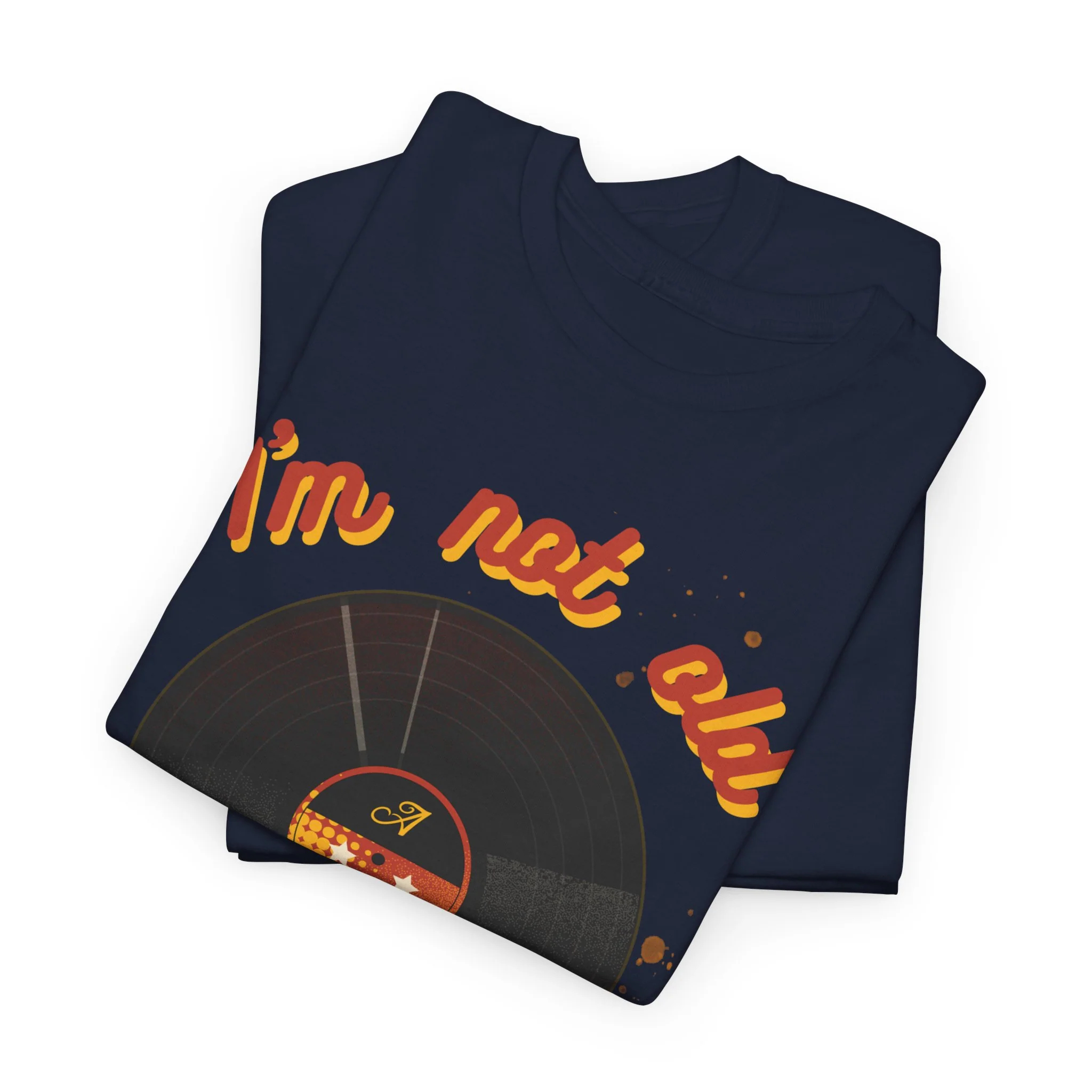 'I'm Not Old, I'm a Classic' Men's Vinyl Record T-Shirt - Image 45