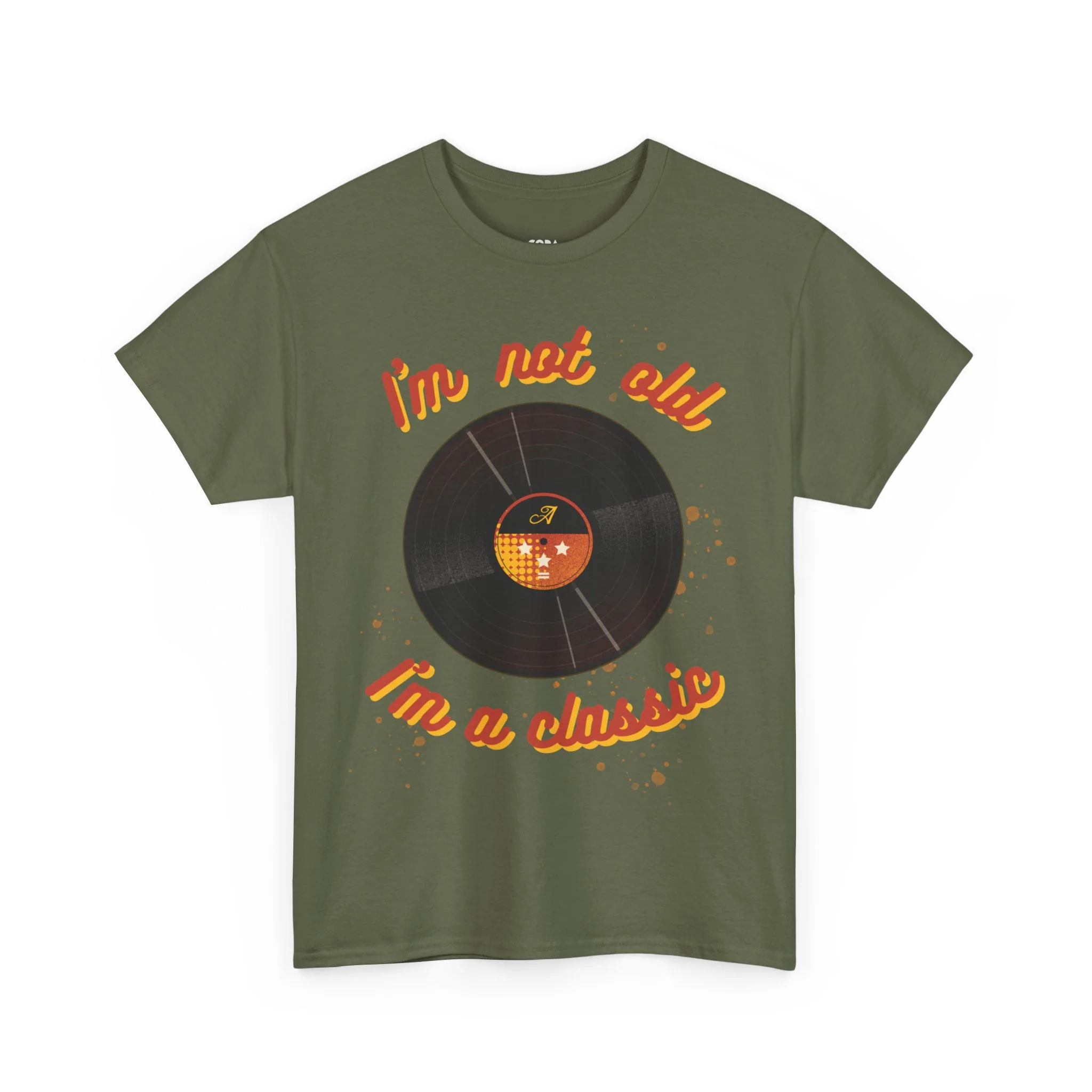 'I'm Not Old, I'm a Classic' Men's Vinyl Record T-Shirt - Image 8