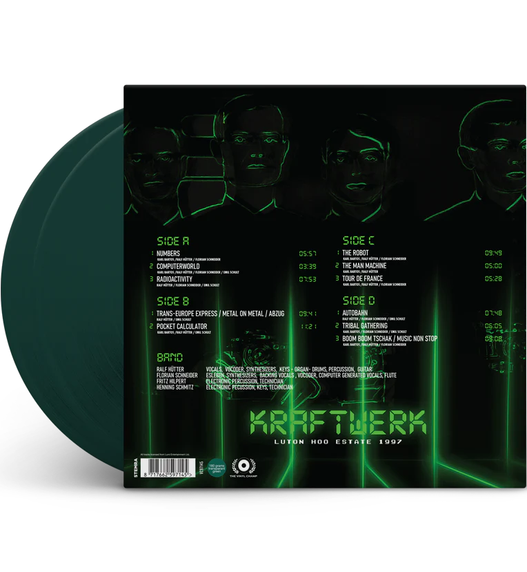 Kraftwerk – Luton Hoo Estate 1997 (Limited Edition Double-LP on 180g Green Vinyl) - Image 3