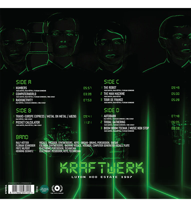 Kraftwerk – Luton Hoo Estate 1997 (Limited Edition Double-LP on 180g Green Vinyl) - Image 5