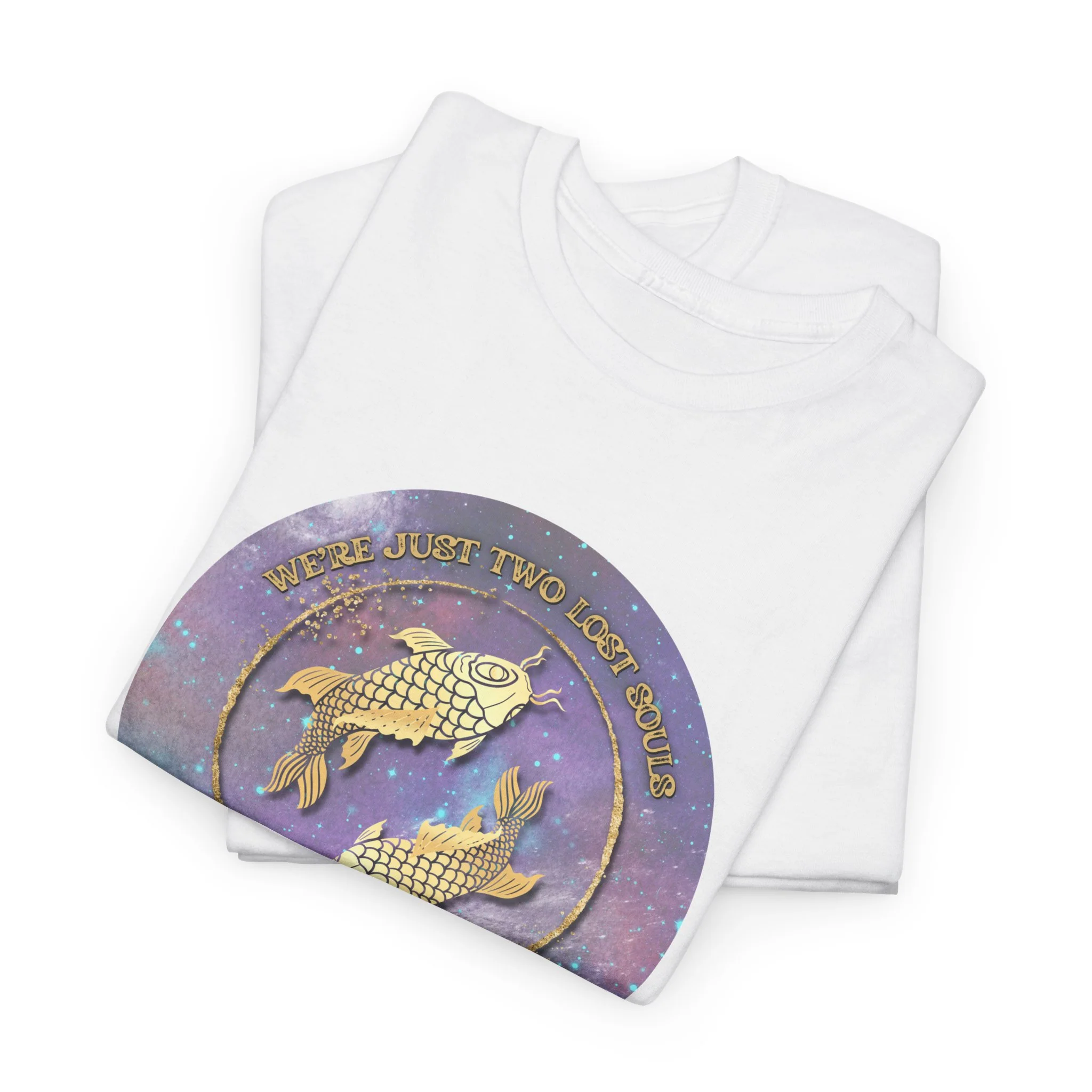 'Lost Souls' Celestial Fish Lyric T-Shirt - Image 12