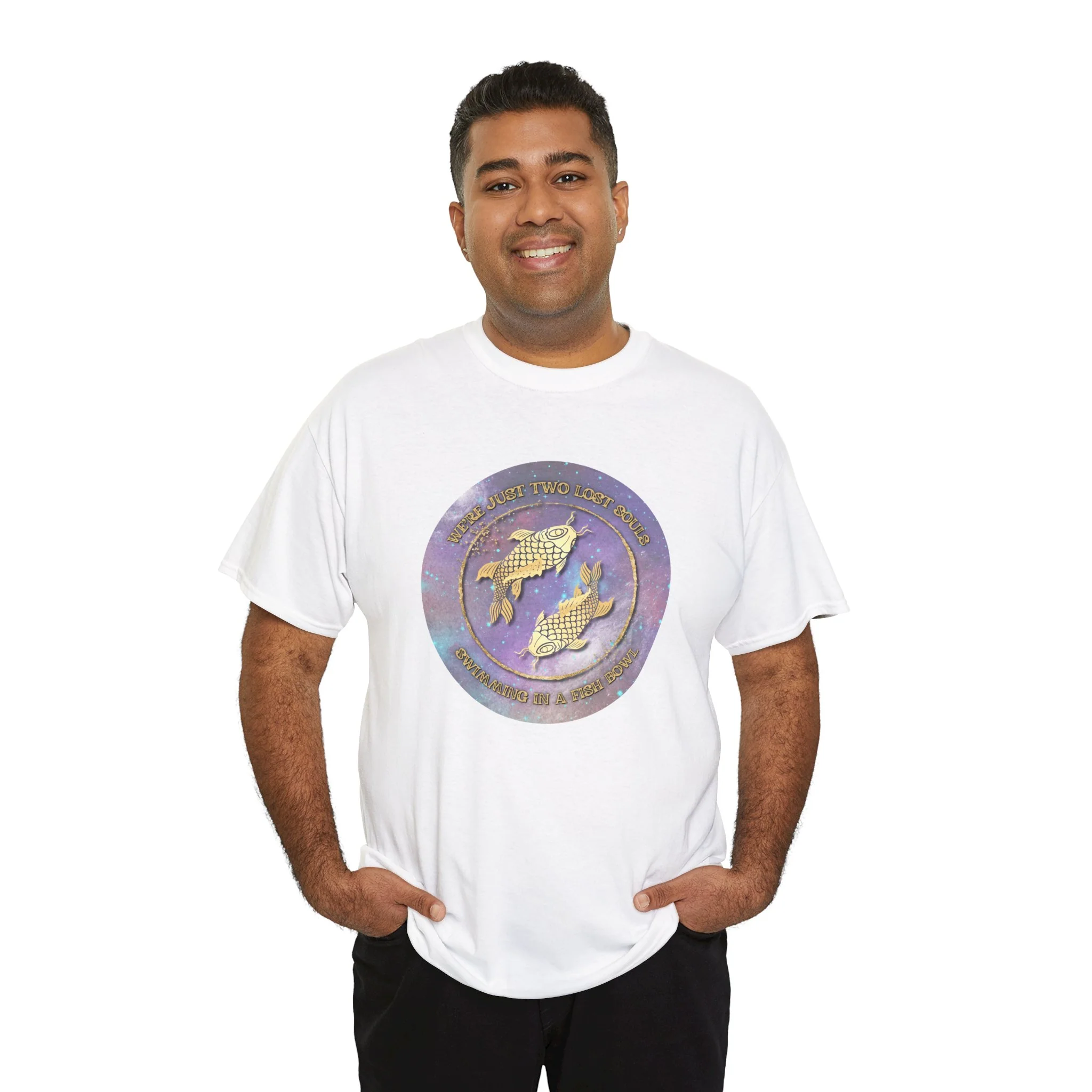 'Lost Souls' Celestial Fish Lyric T-Shirt - Image 16