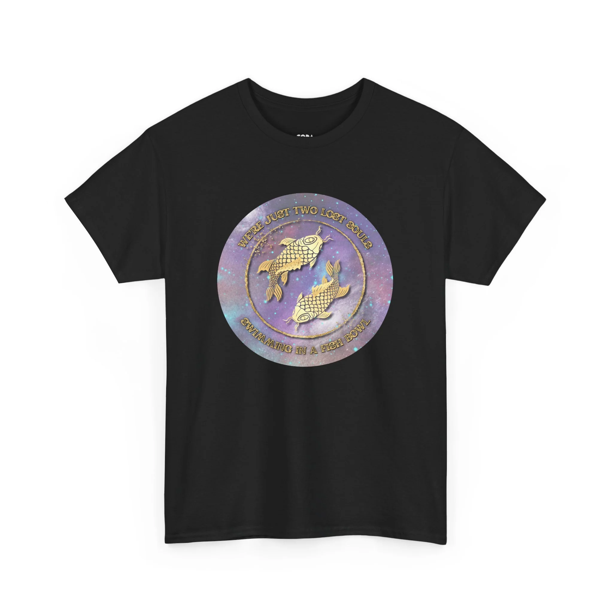 'Lost Souls' Celestial Fish Lyric T-Shirt - Image 19
