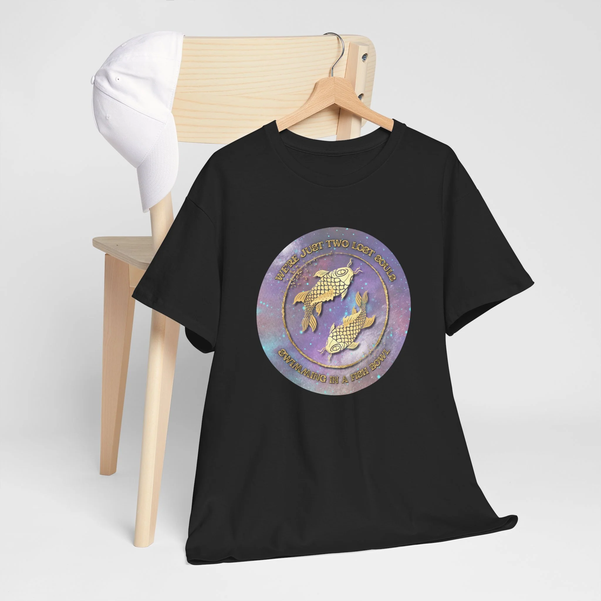 'Lost Souls' Celestial Fish Lyric T-Shirt - Image 22