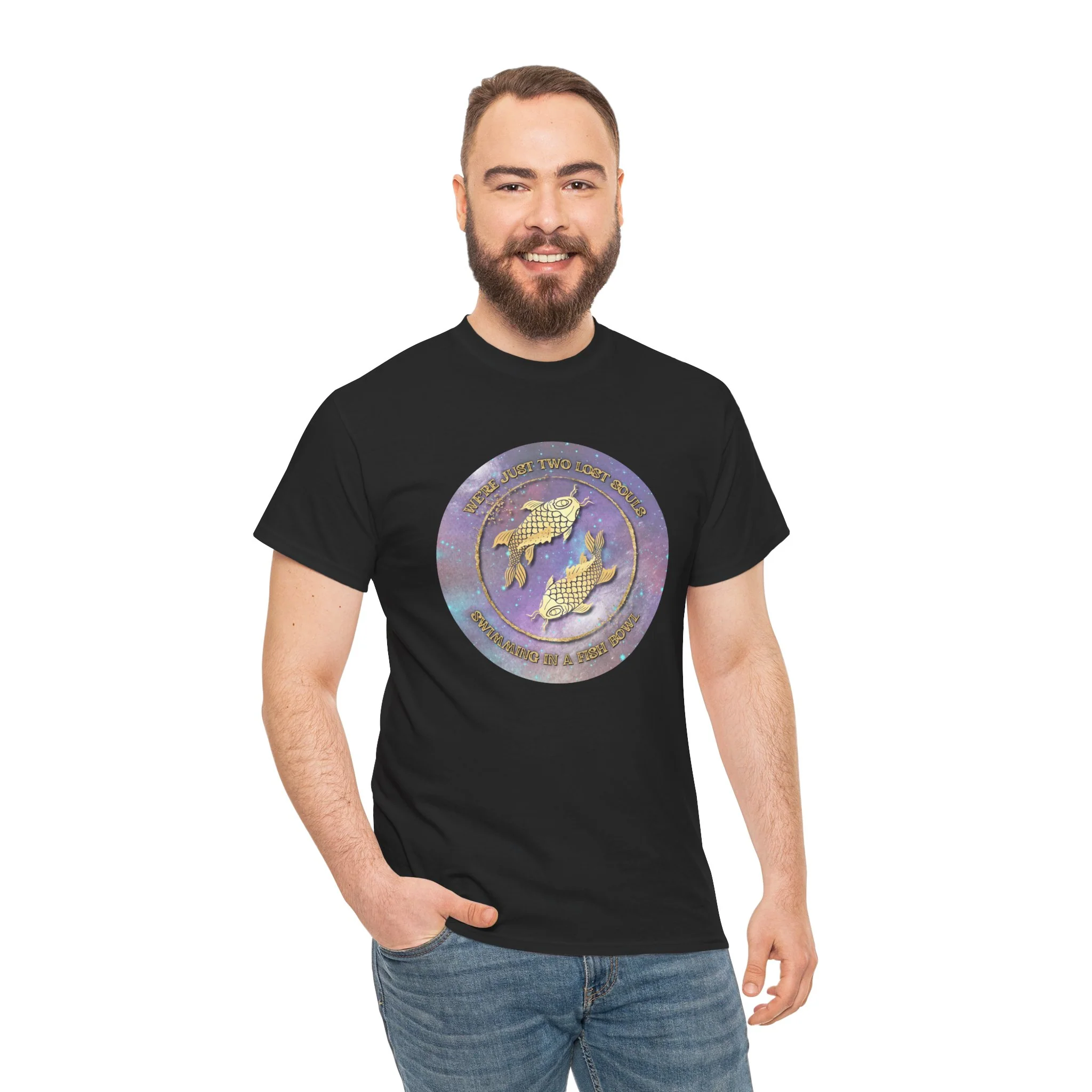 'Lost Souls' Celestial Fish Lyric T-Shirt - Image 24