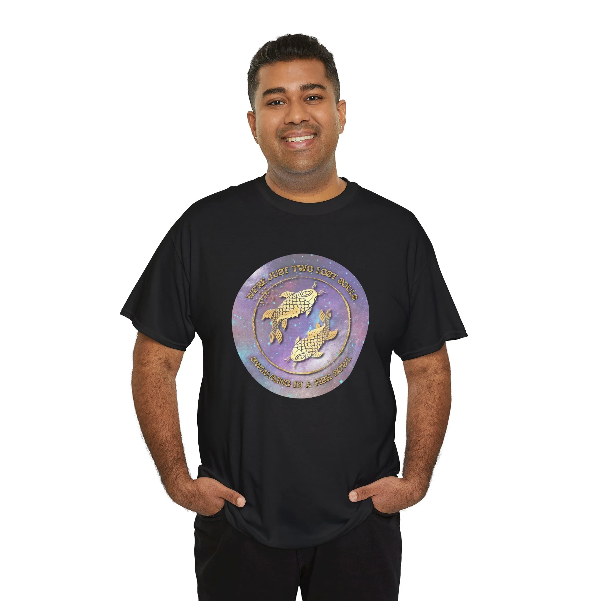 'Lost Souls' Celestial Fish Lyric T-Shirt - Image 25
