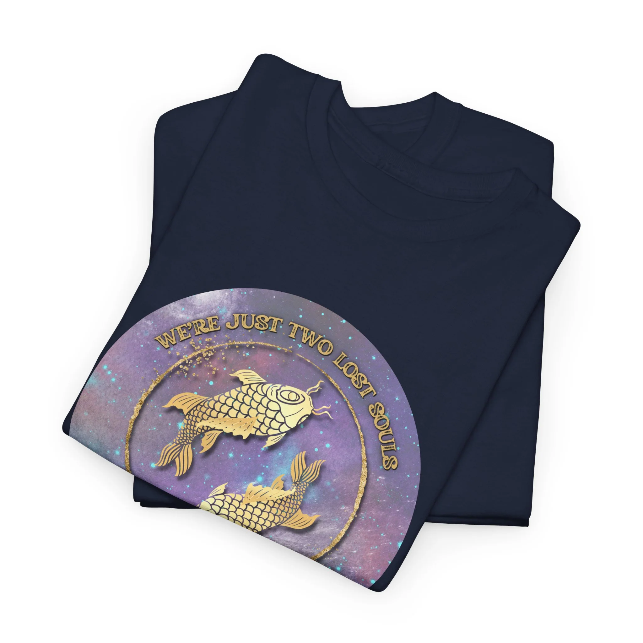 'Lost Souls' Celestial Fish Lyric T-Shirt - Image 3