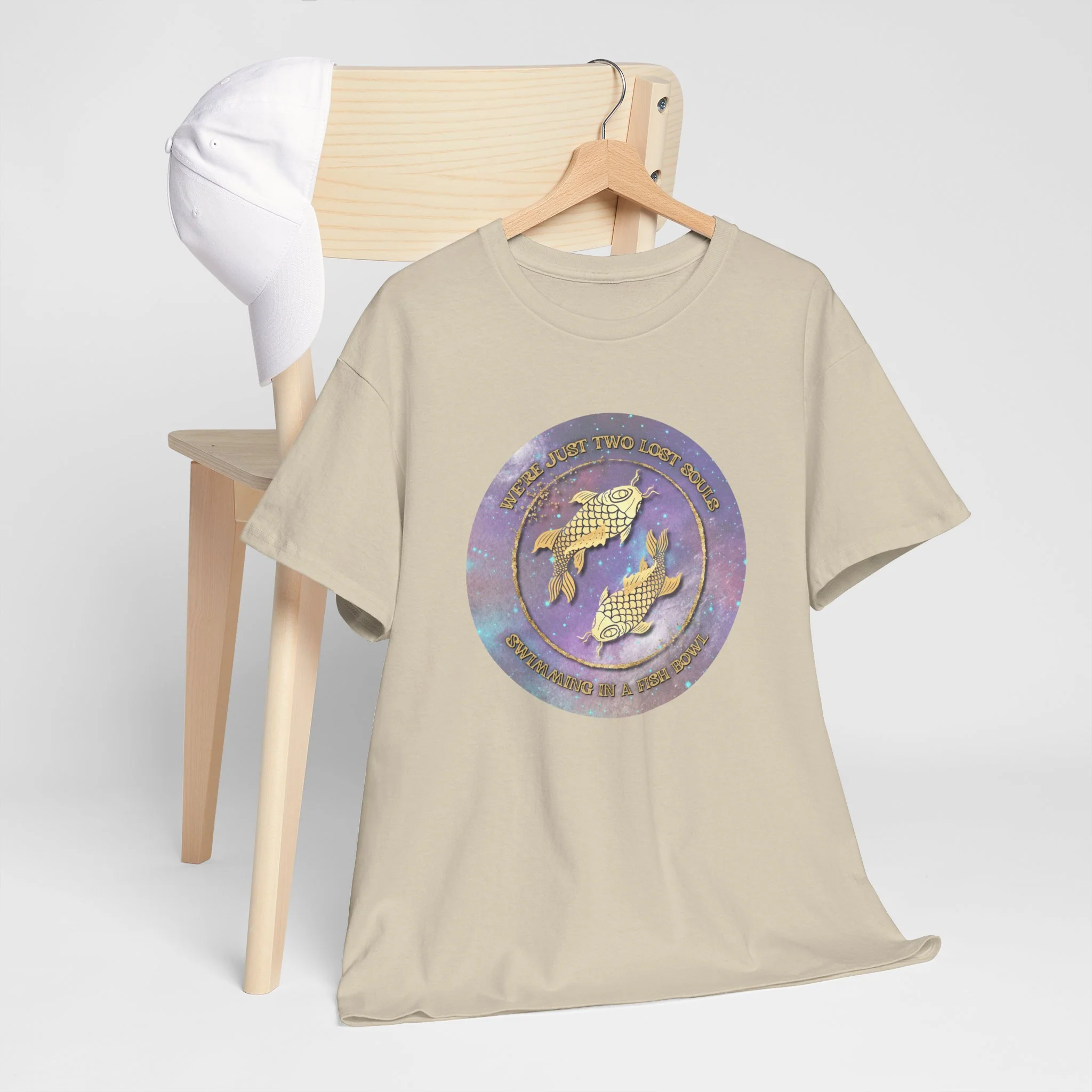 'Lost Souls' Celestial Fish Lyric T-Shirt - Image 31