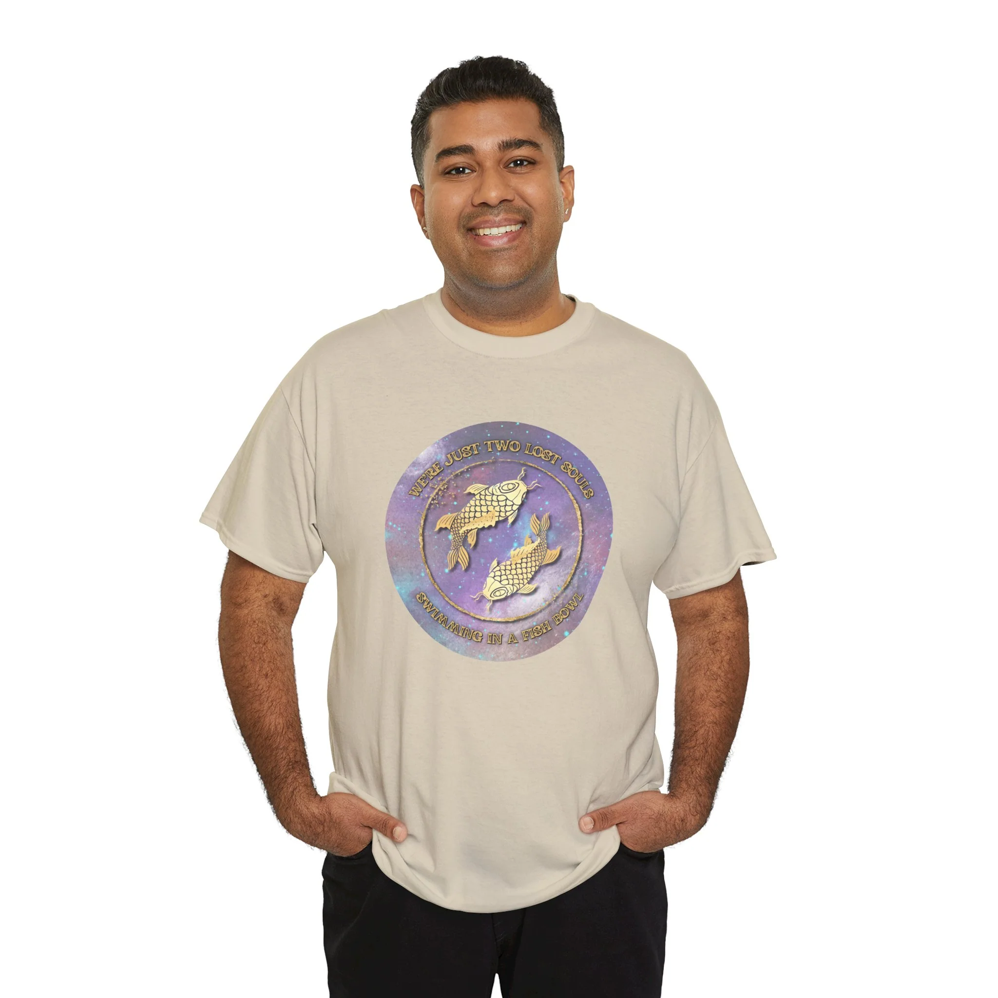 'Lost Souls' Celestial Fish Lyric T-Shirt - Image 34