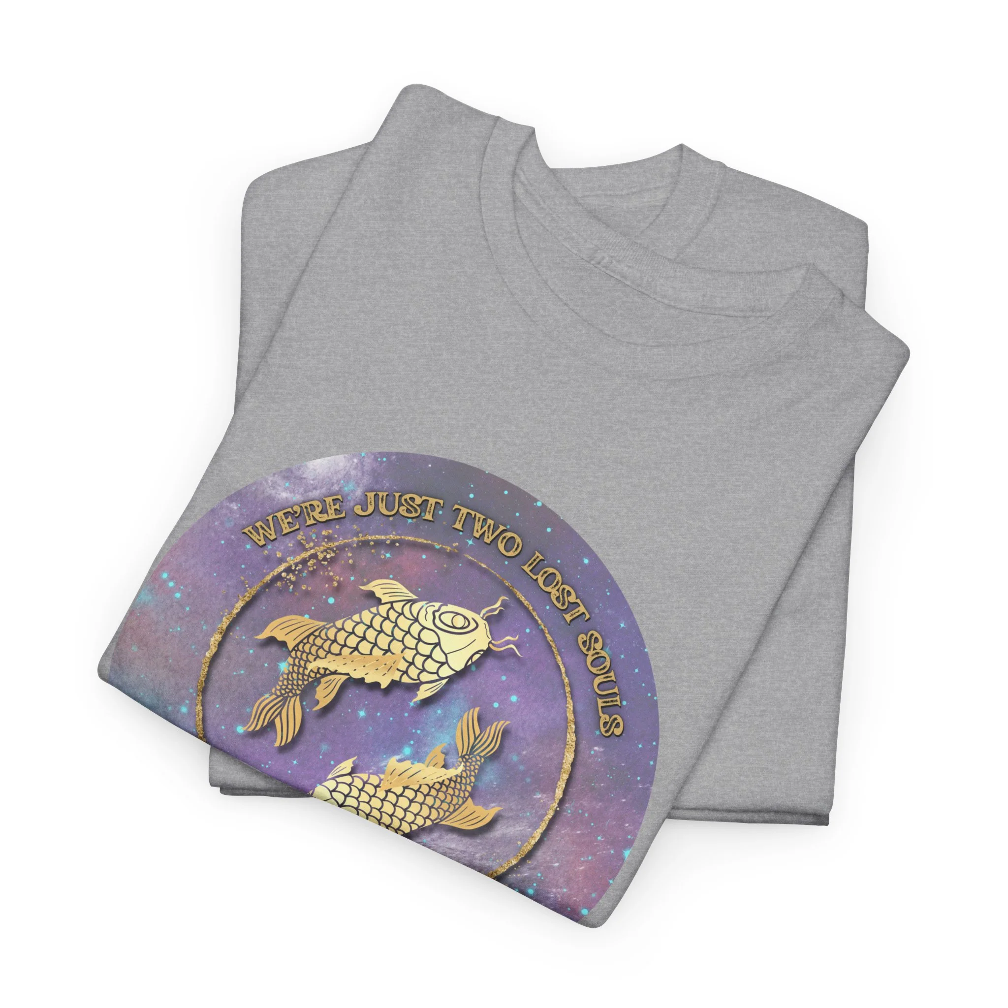 'Lost Souls' Celestial Fish Lyric T-Shirt - Image 39