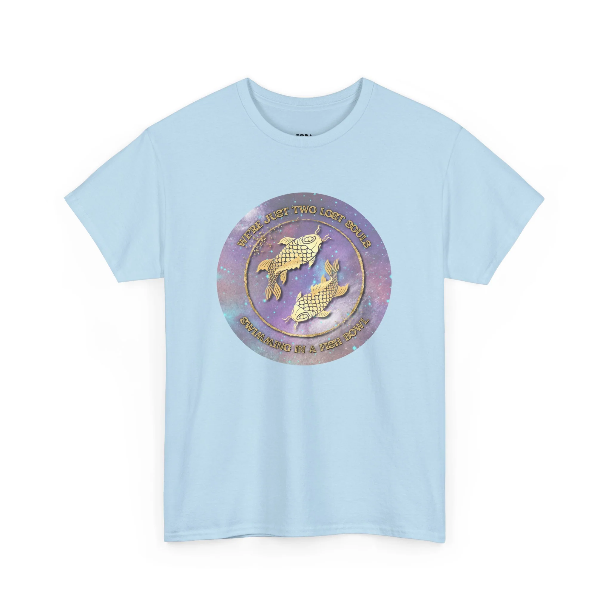 'Lost Souls' Celestial Fish Lyric T-Shirt - Image 55