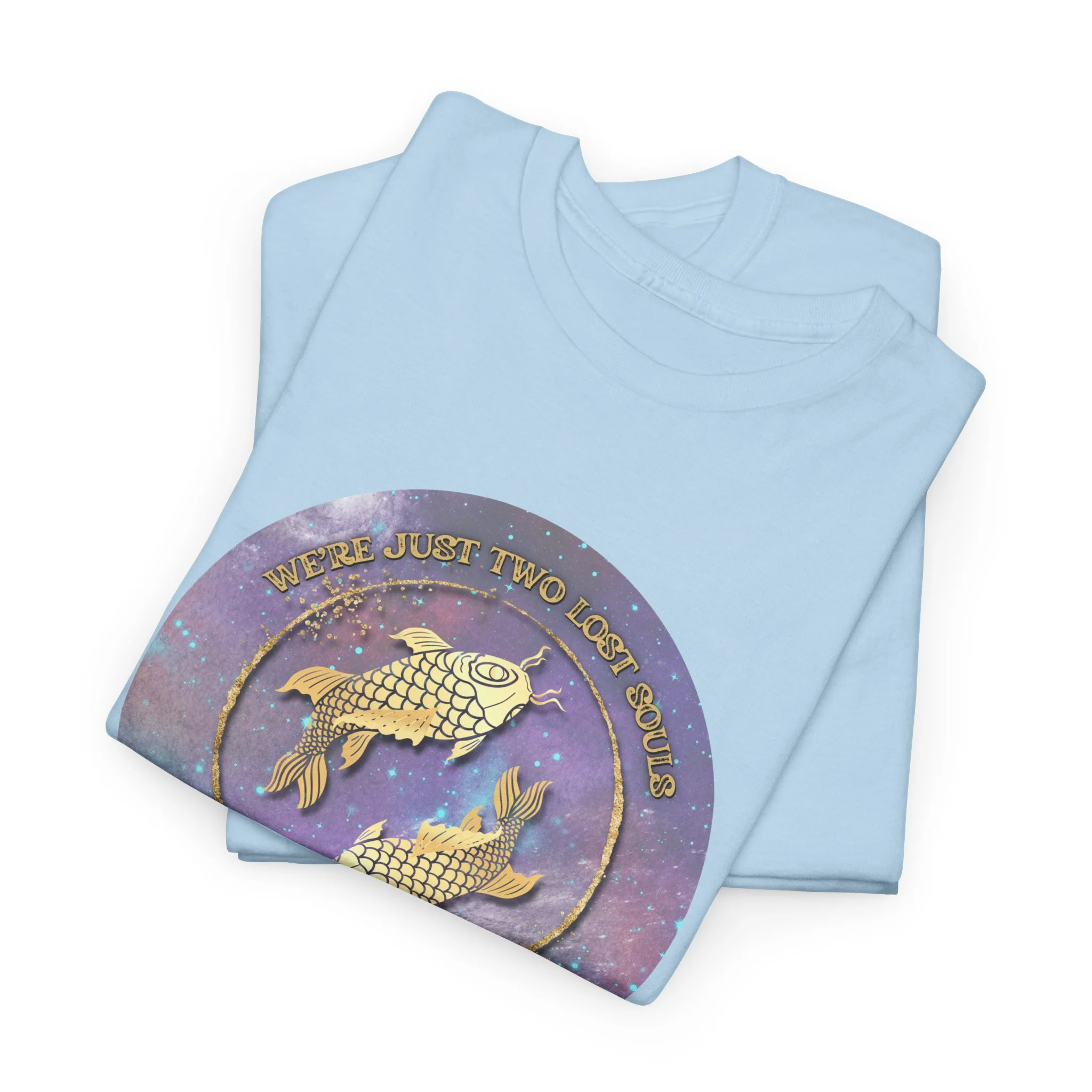 'Lost Souls' Celestial Fish Lyric T-Shirt - Image 57