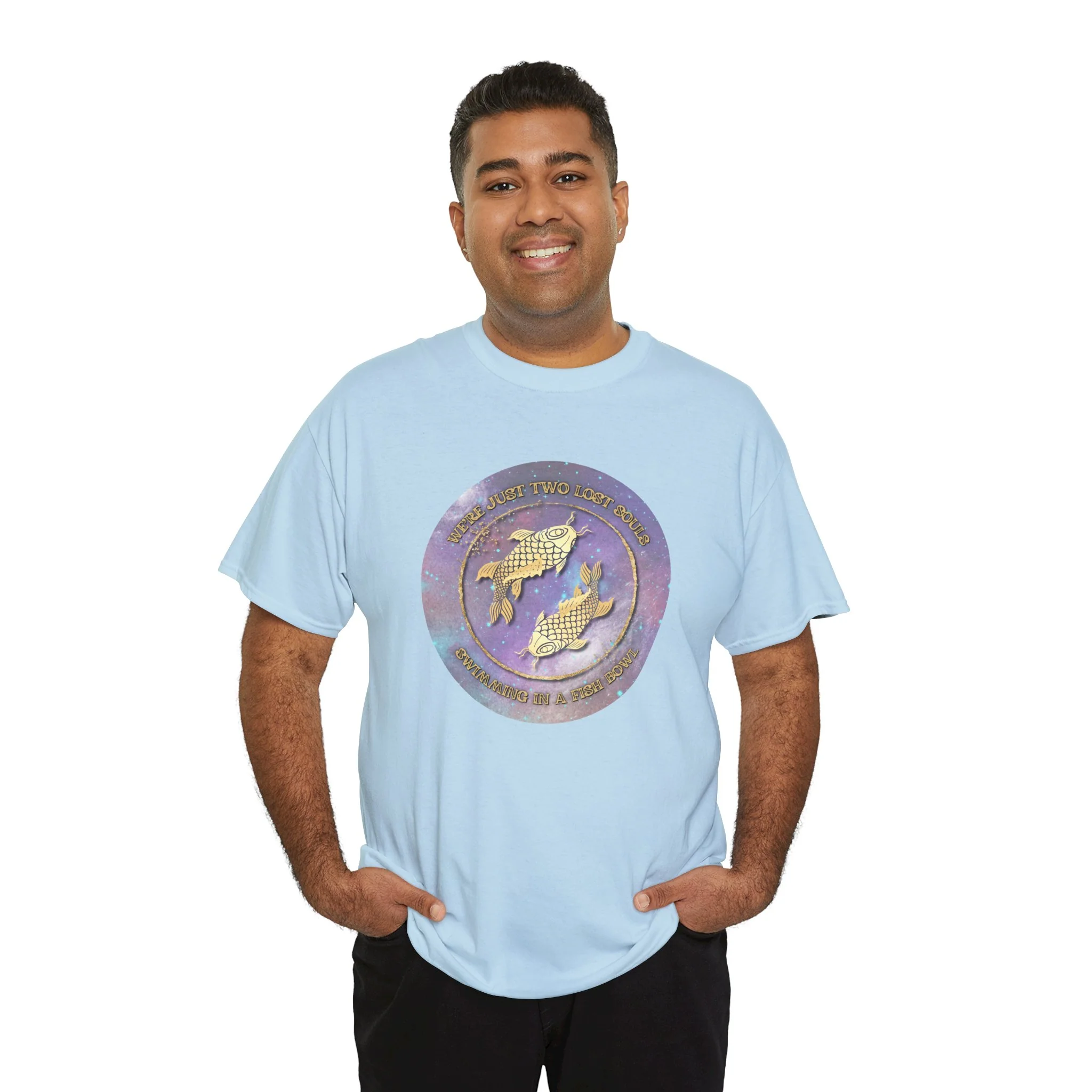 'Lost Souls' Celestial Fish Lyric T-Shirt - Image 61
