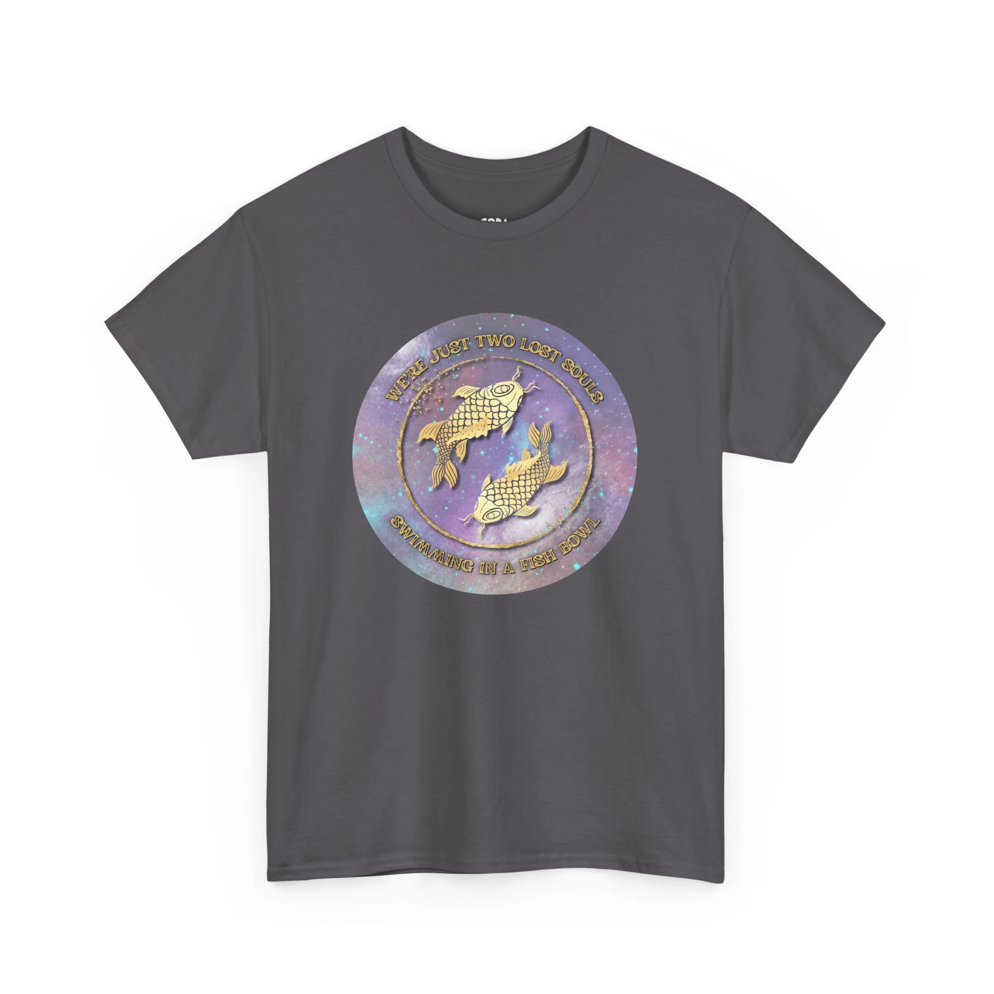 'Lost Souls' Celestial Fish Lyric T-Shirt - Image 64