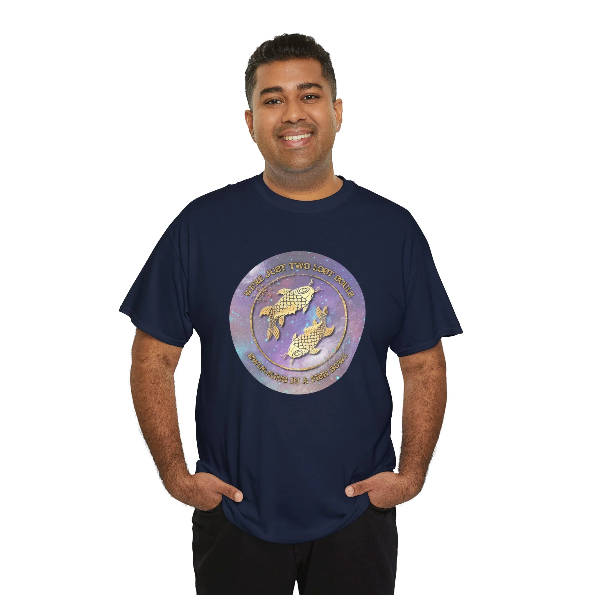 'Lost Souls' Celestial Fish Lyric T-Shirt - Image 7