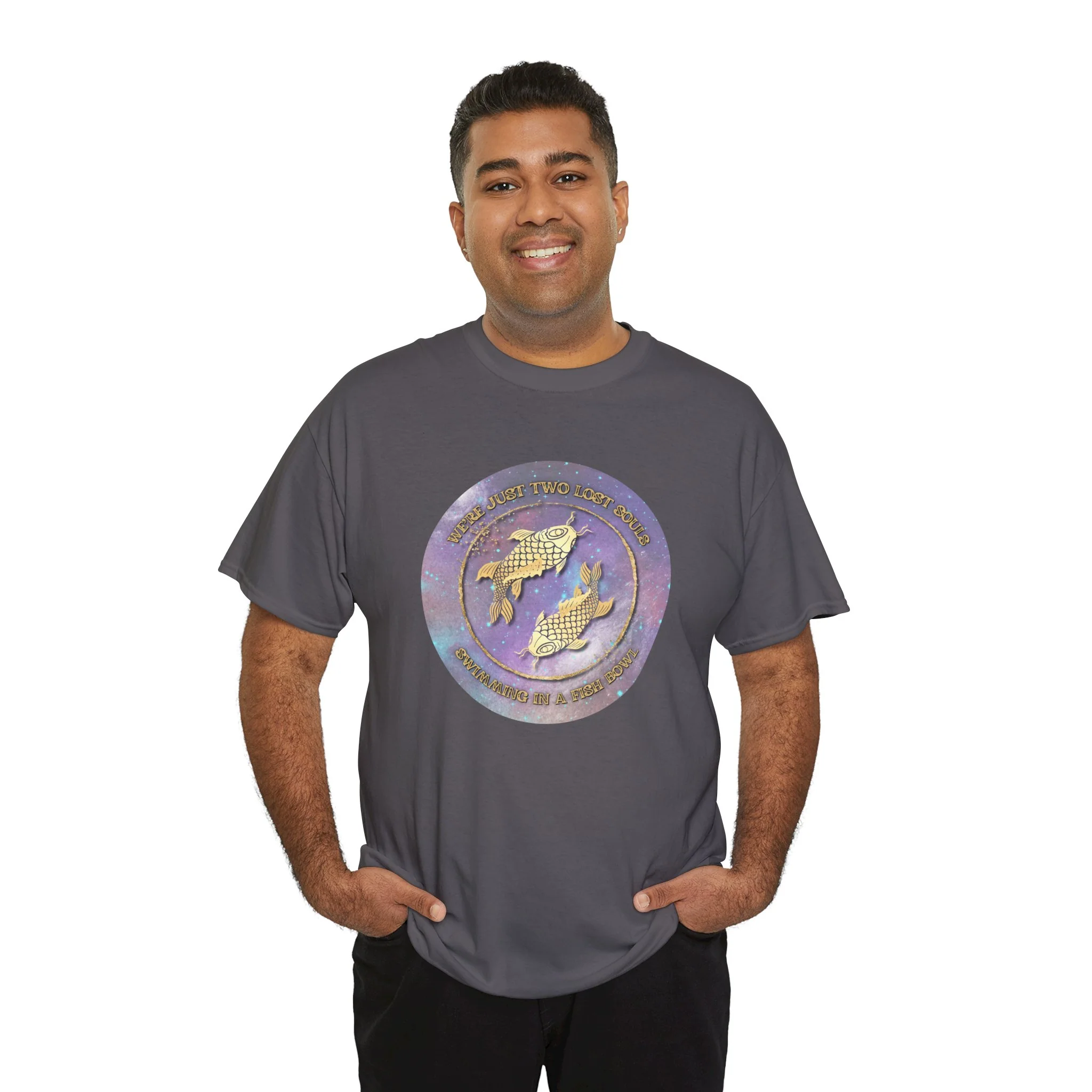 'Lost Souls' Celestial Fish Lyric T-Shirt - Image 70
