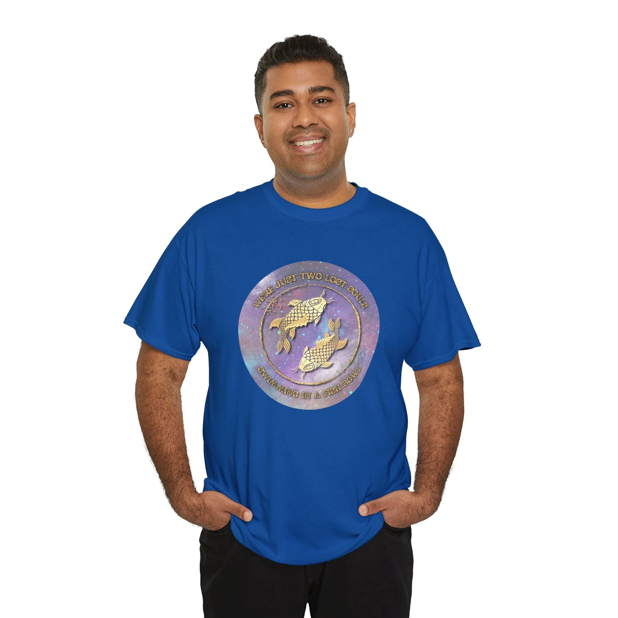 'Lost Souls' Celestial Fish Lyric T-Shirt - Image 79