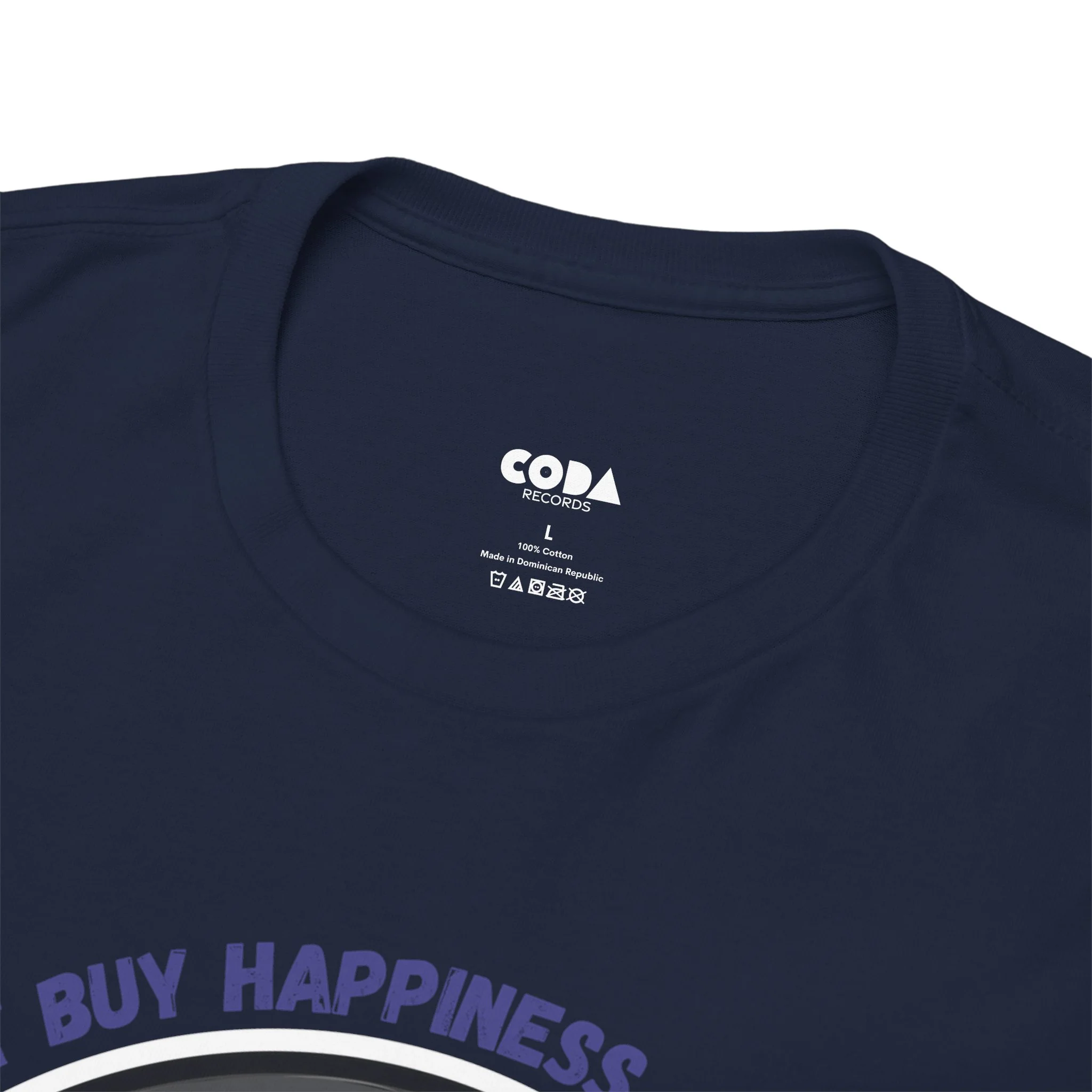 'Money Can't Buy Happiness, But It Can Buy Vinyl' Men's T-Shirt - Image 20