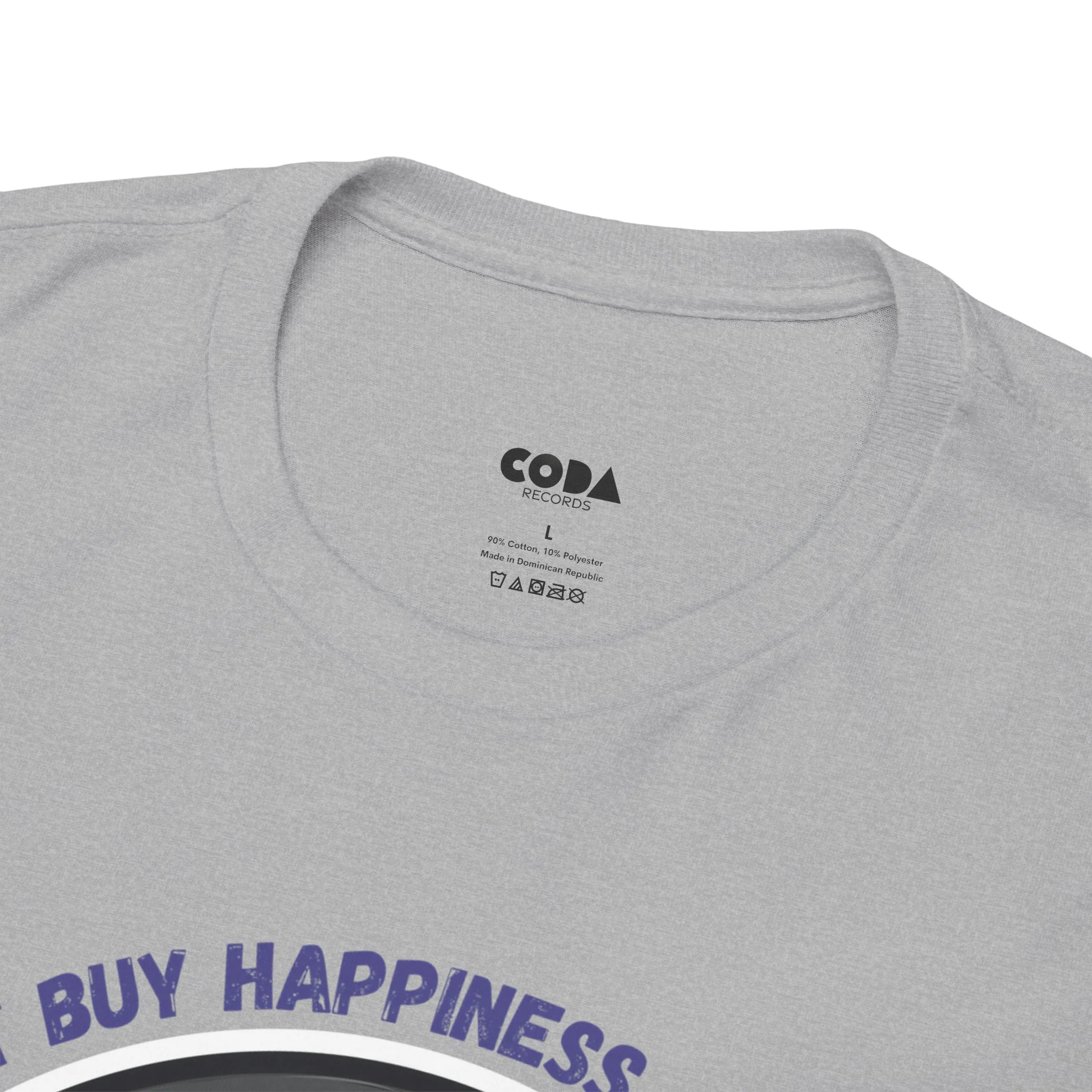 'Money Can't Buy Happiness, But It Can Buy Vinyl' Men's T-Shirt - Image 36