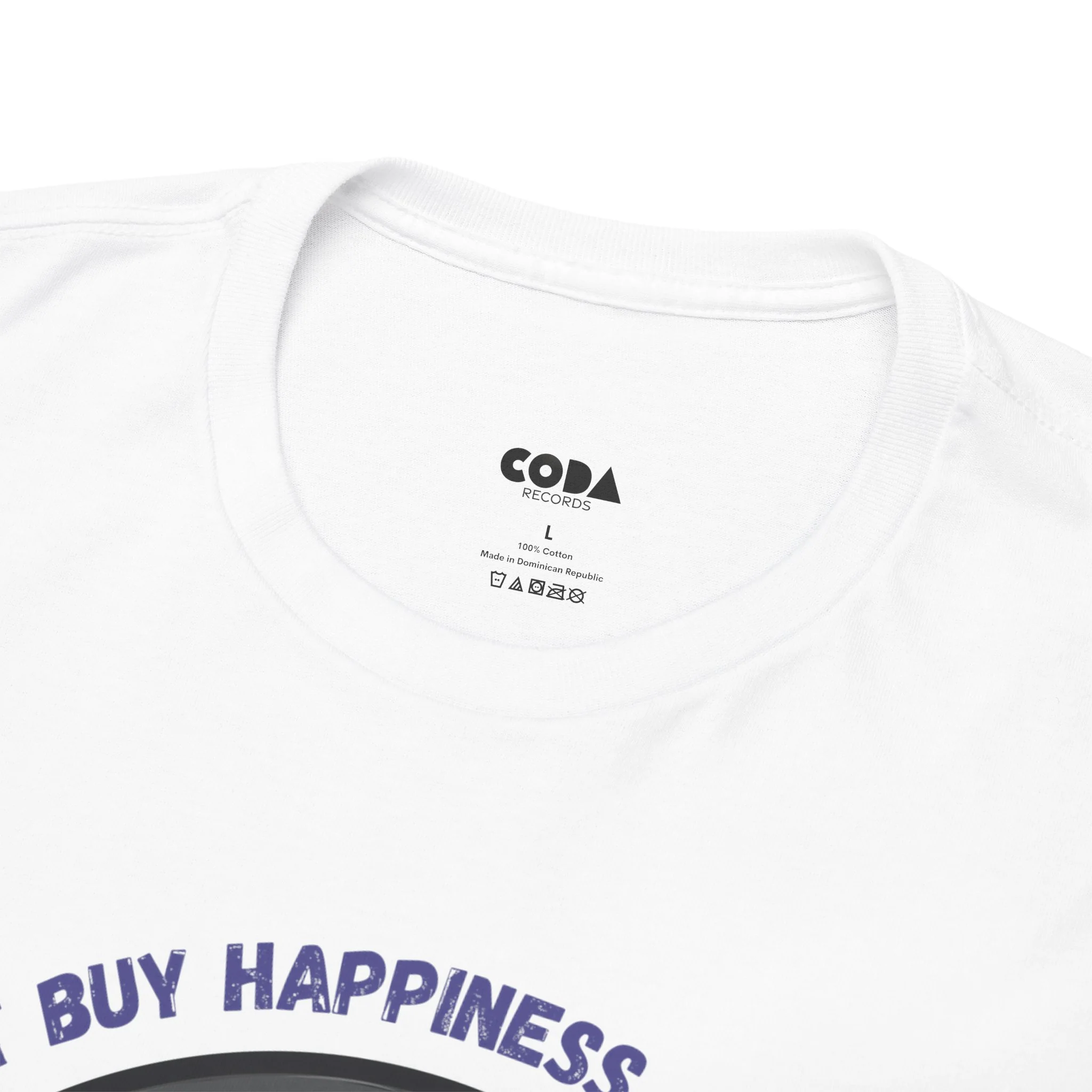 'Money Can't Buy Happiness, But It Can Buy Vinyl' Men's T-Shirt - Image 4