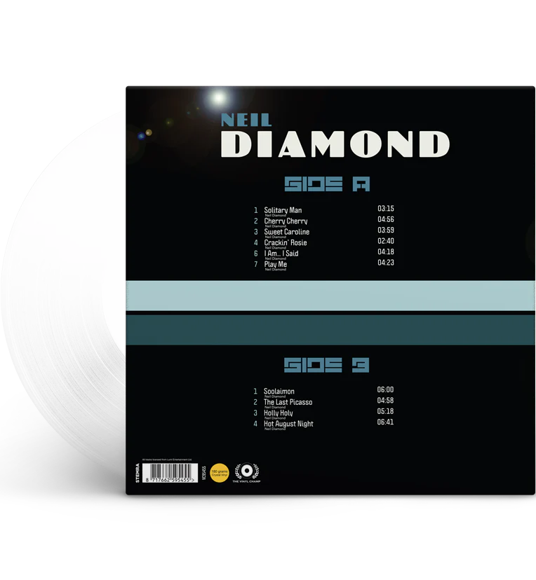 Neil Diamond – Live in Australia (Limited Edition 12-Inch Album on 180g Clear Vinyl) - Image 4