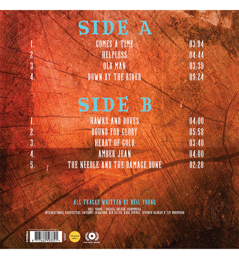 Neil Young – Austin City Limits 1984 (Limited Edition 12-Inch Album on 180g Orange Vinyl) - Image 3