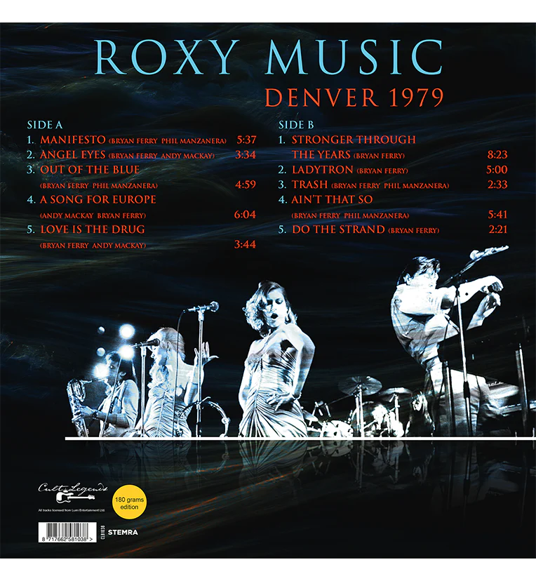 Roxy Music – Denver 1979 (12-Inch Album on 180g Vinyl) - Image 3