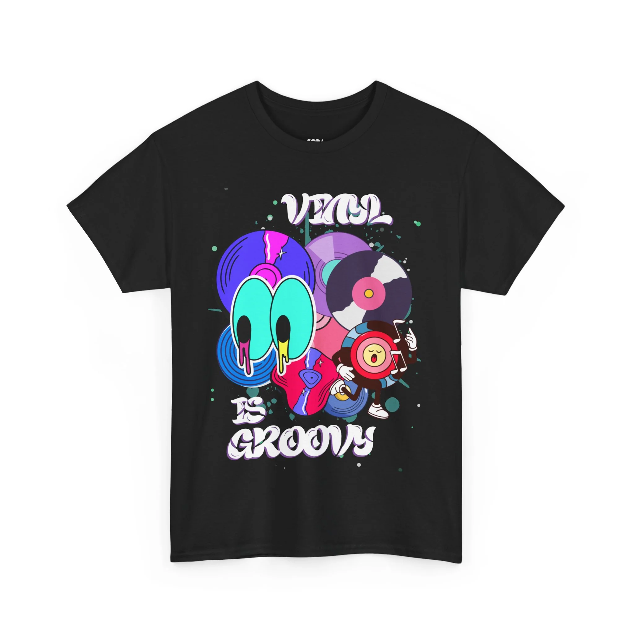 'Vinyl Is Groovy' Men's T-Shirt - Image 8